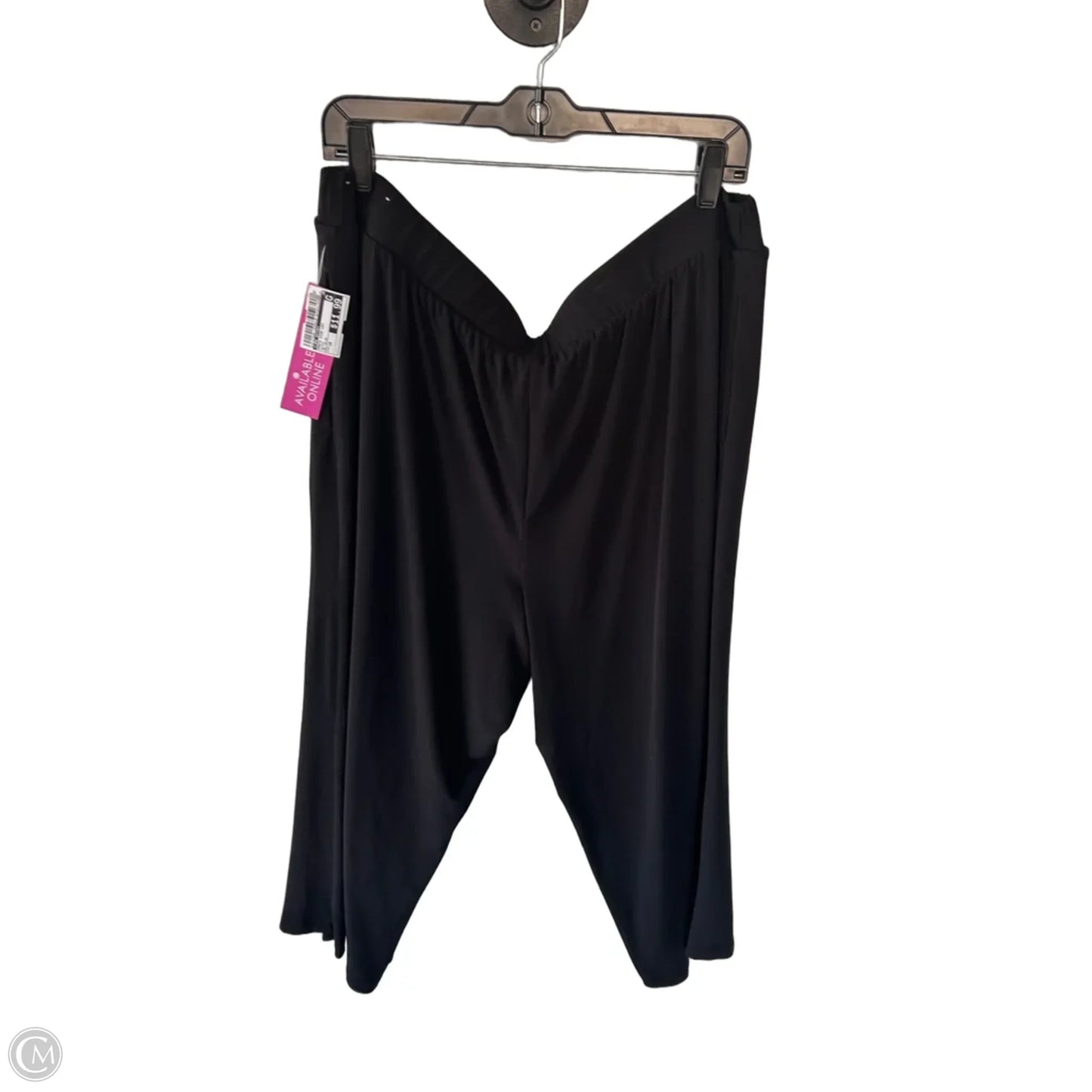 Pants Wide Leg By Lane Bryant In Black, Size: 18