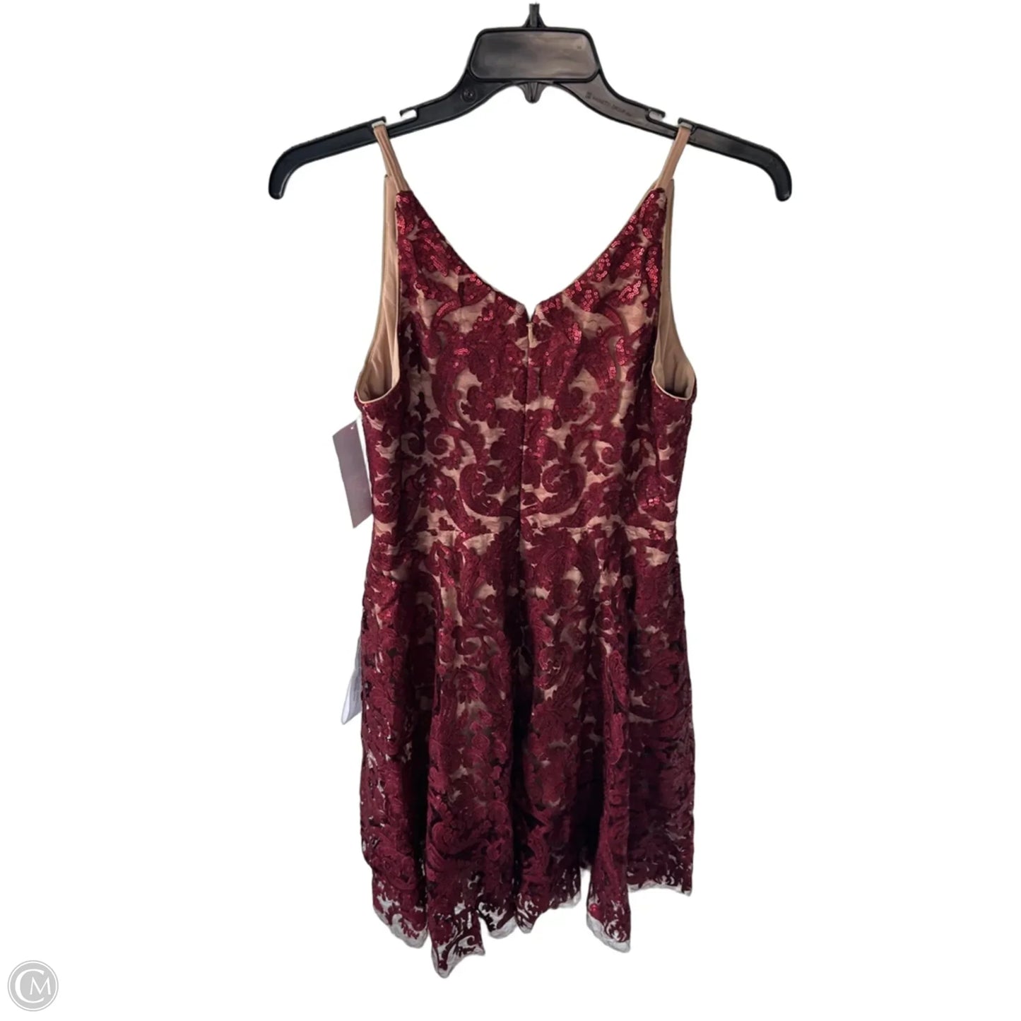 Dress Party Midi By Dress The Population In Red, Size: L