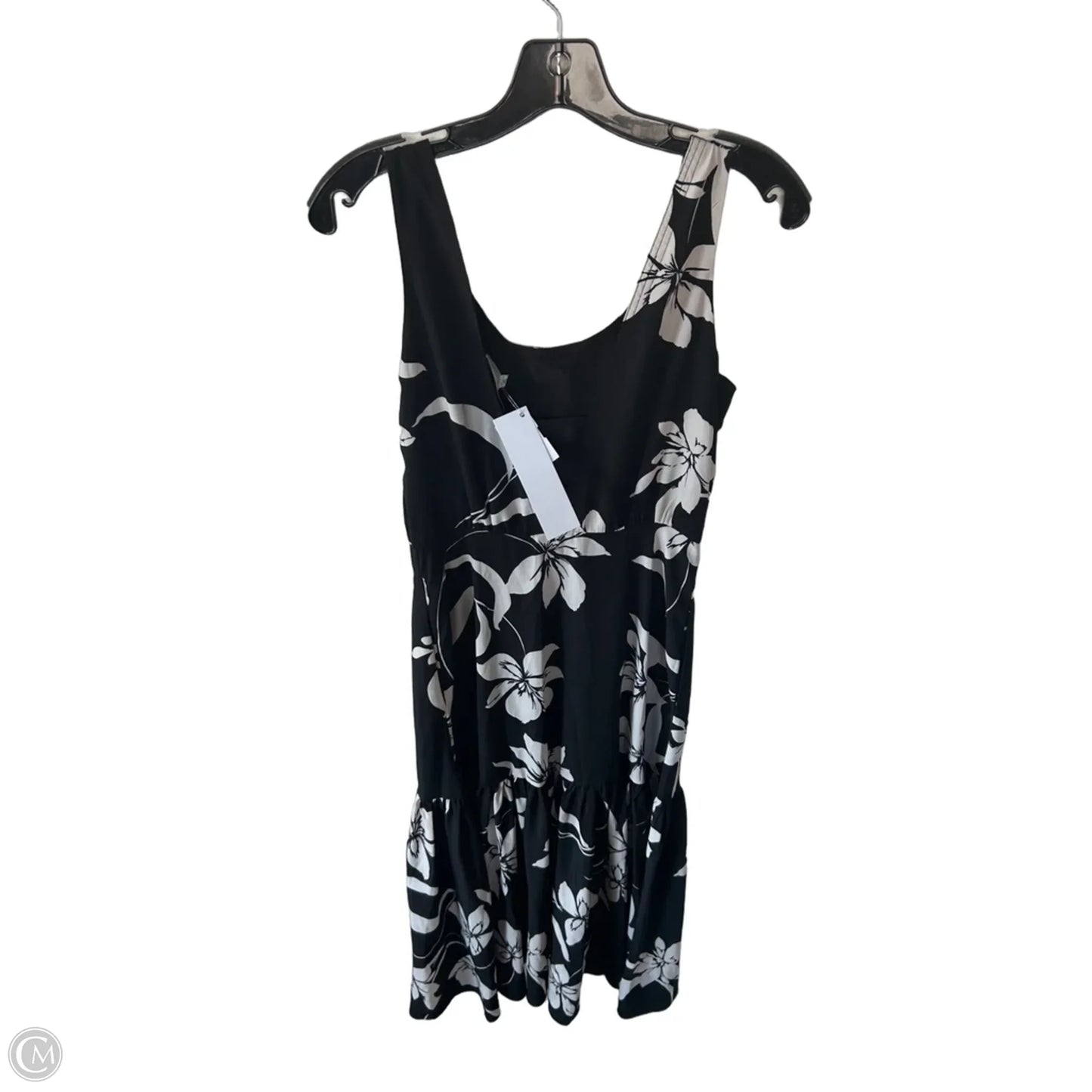 Dress Casual Midi By Clothes Mentor In Black & Cream, Size: Xs