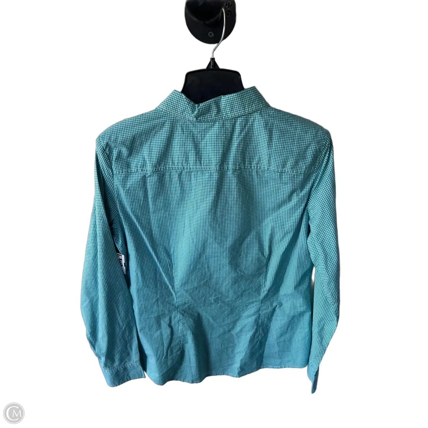 Top Long Sleeve By Gap In Blue & White, Size: M