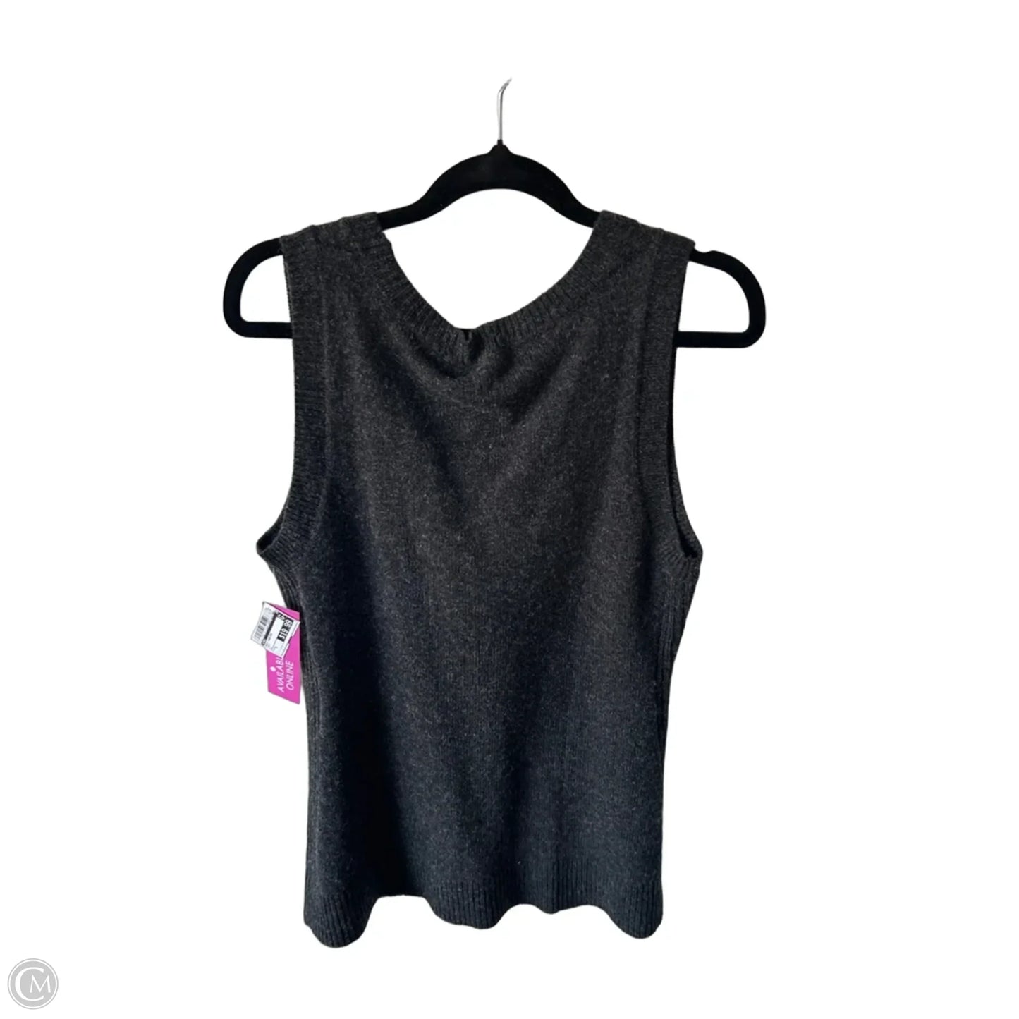Vest Sweater By Cabi In Grey, Size: S