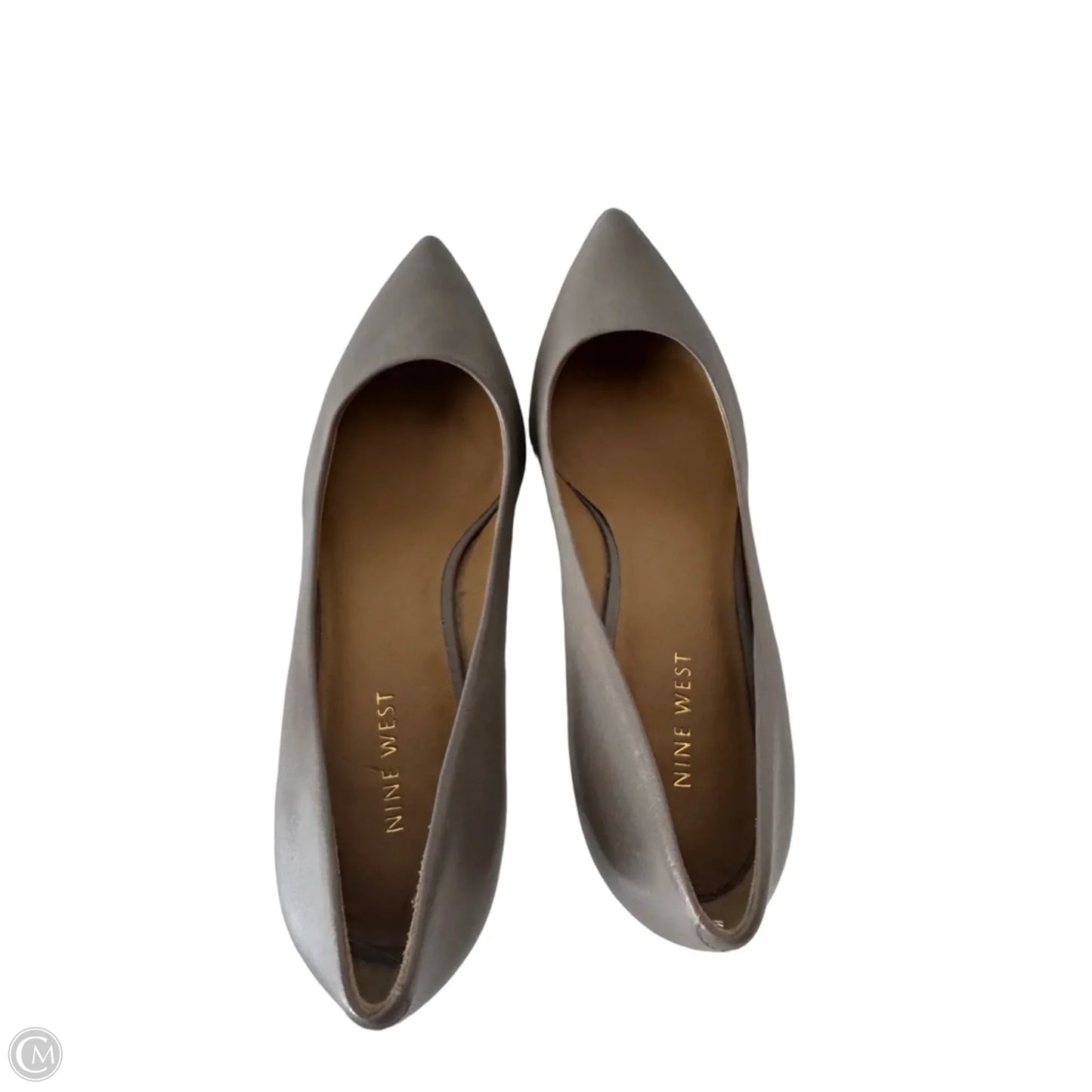 Shoes Heels Kitten By Nine West In Taupe, Size: 8