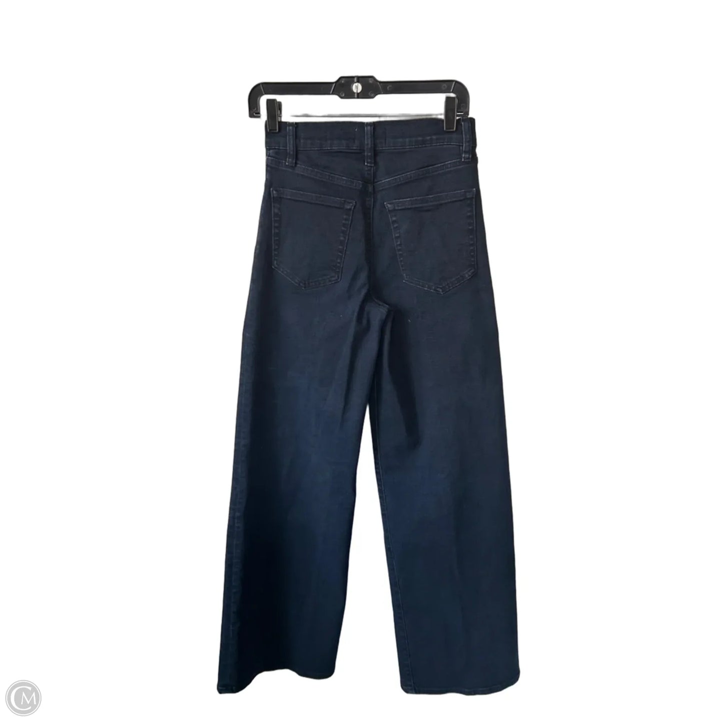 Jeans Wide Leg By Frame In Blue Denim, Size: 2