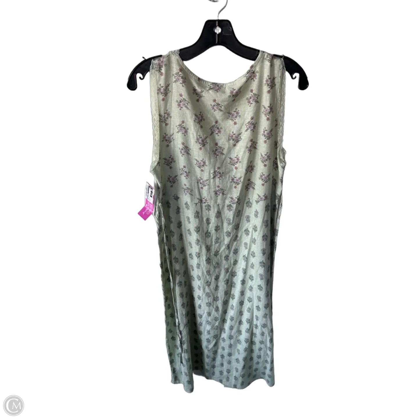 Dress Casual Midi By Lucky Brand In Green, Size: M