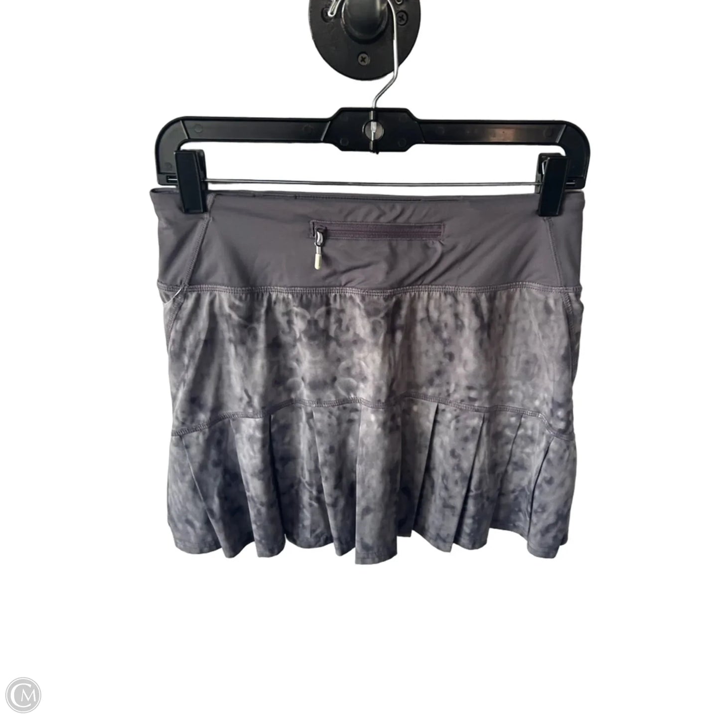 Athletic Skort By Lululemon In Grey, Size: 4
