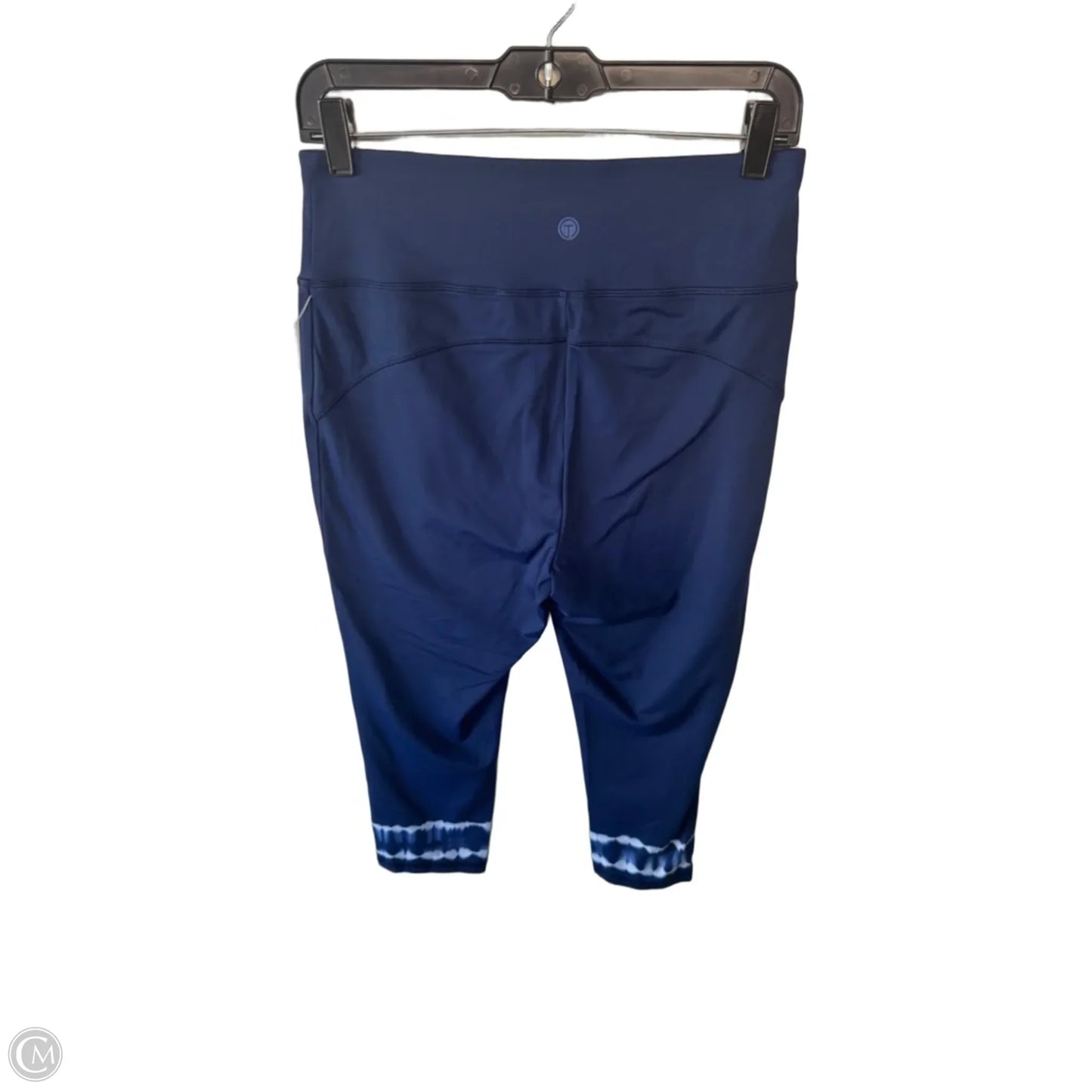 Athletic Capris By Talbots In Blue & White, Size: 8