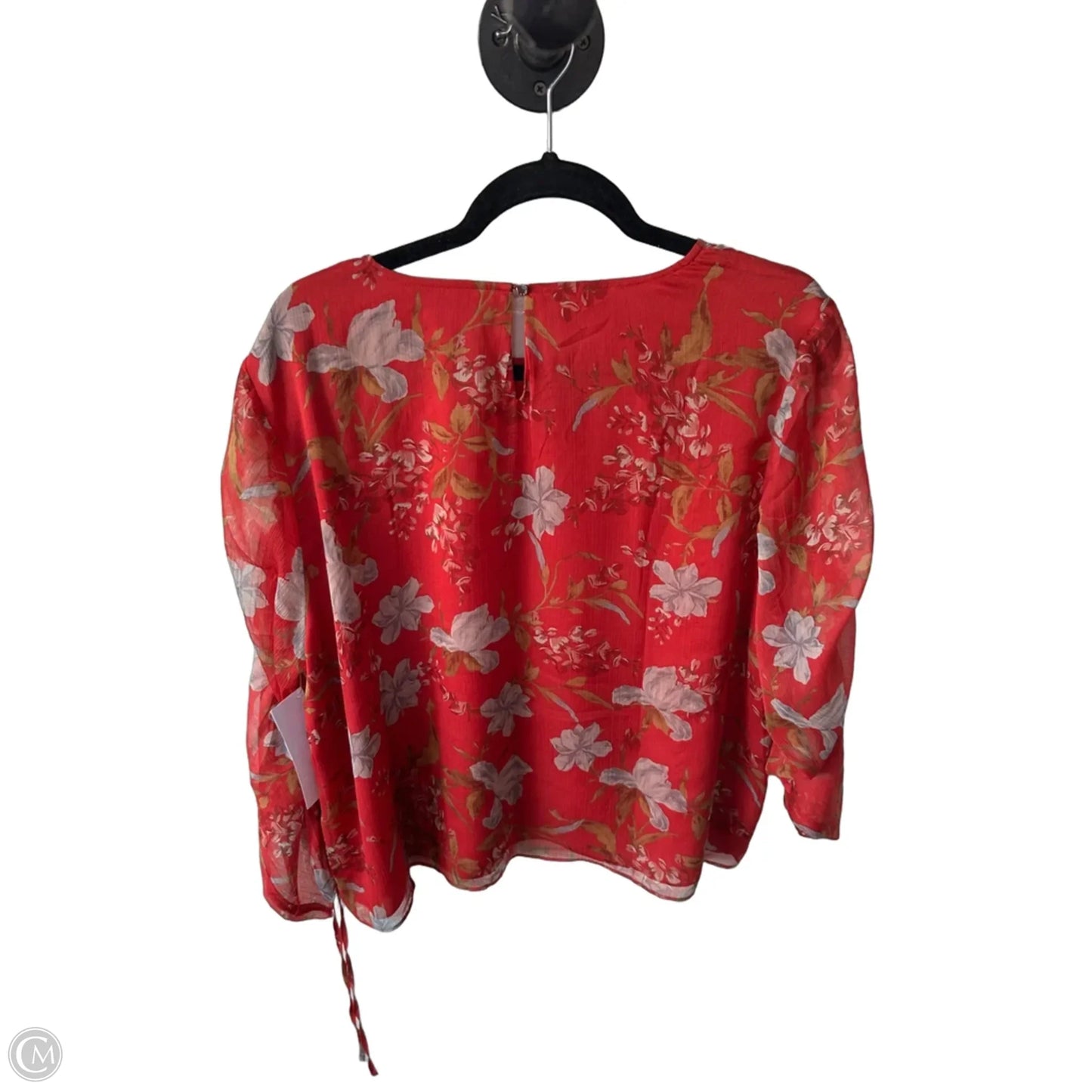 Top Long Sleeve By Vince Camuto In Red, Size: Xl