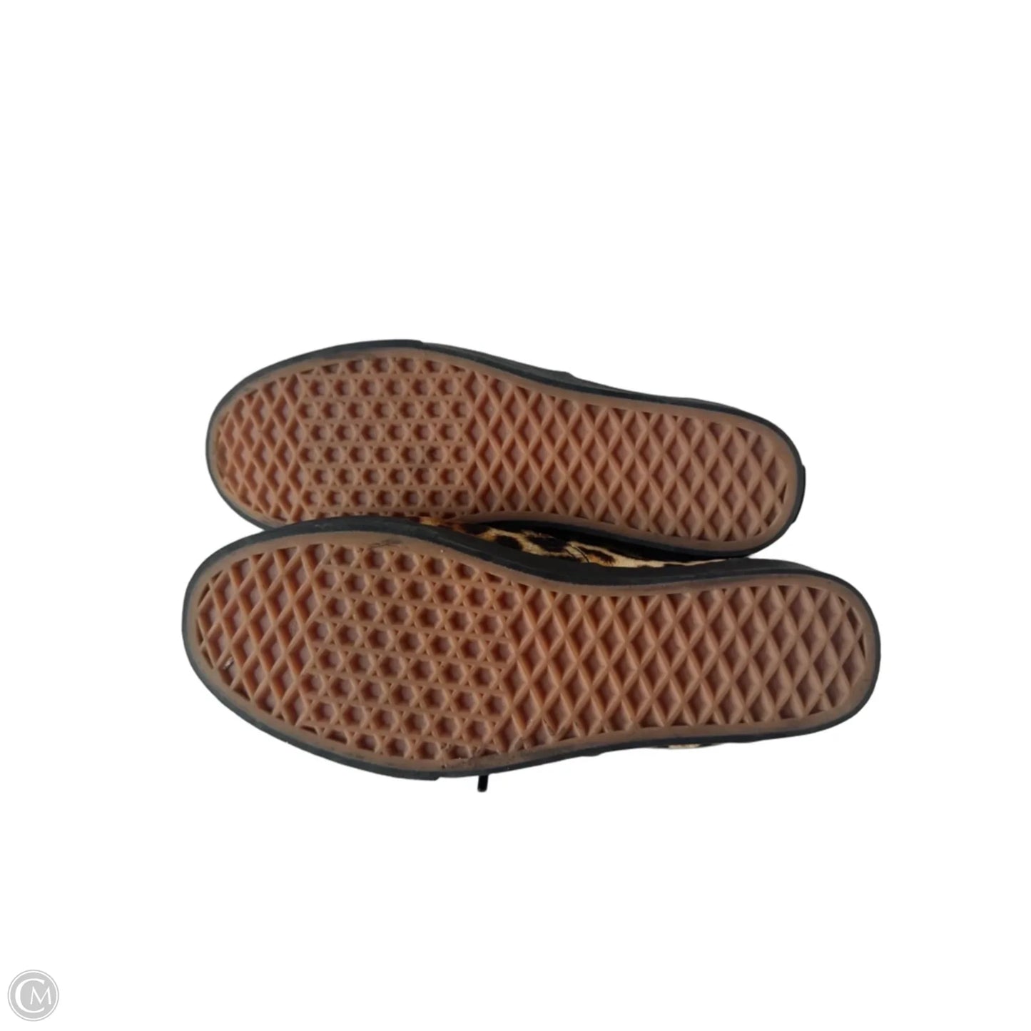 Shoes Sneakers By Vans In Black & Brown, Size: 7.5