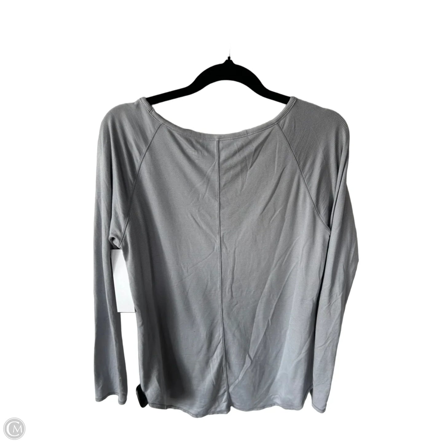 Athletic Top Long Sleeve Crewneck By Athleta In Grey, Size: S
