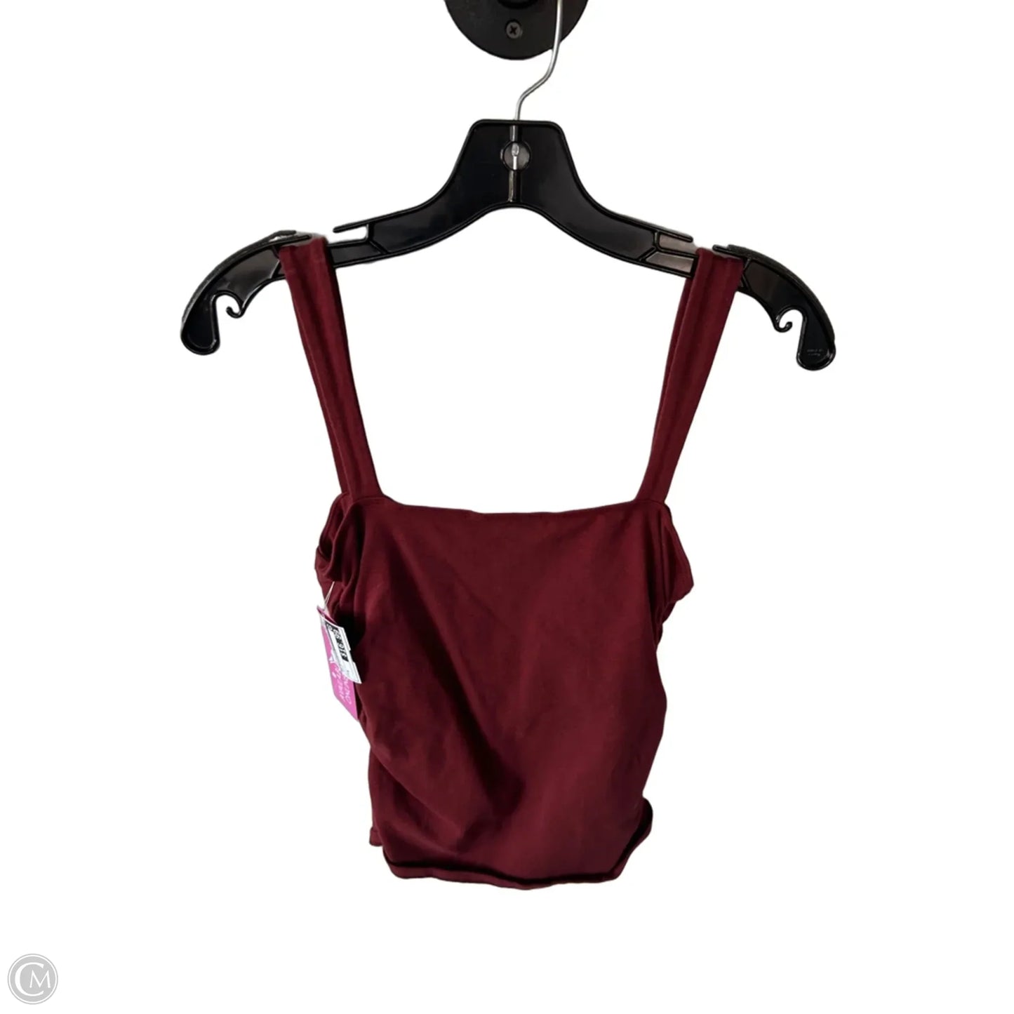 Top Sleeveless By Reformation In Maroon, Size: M