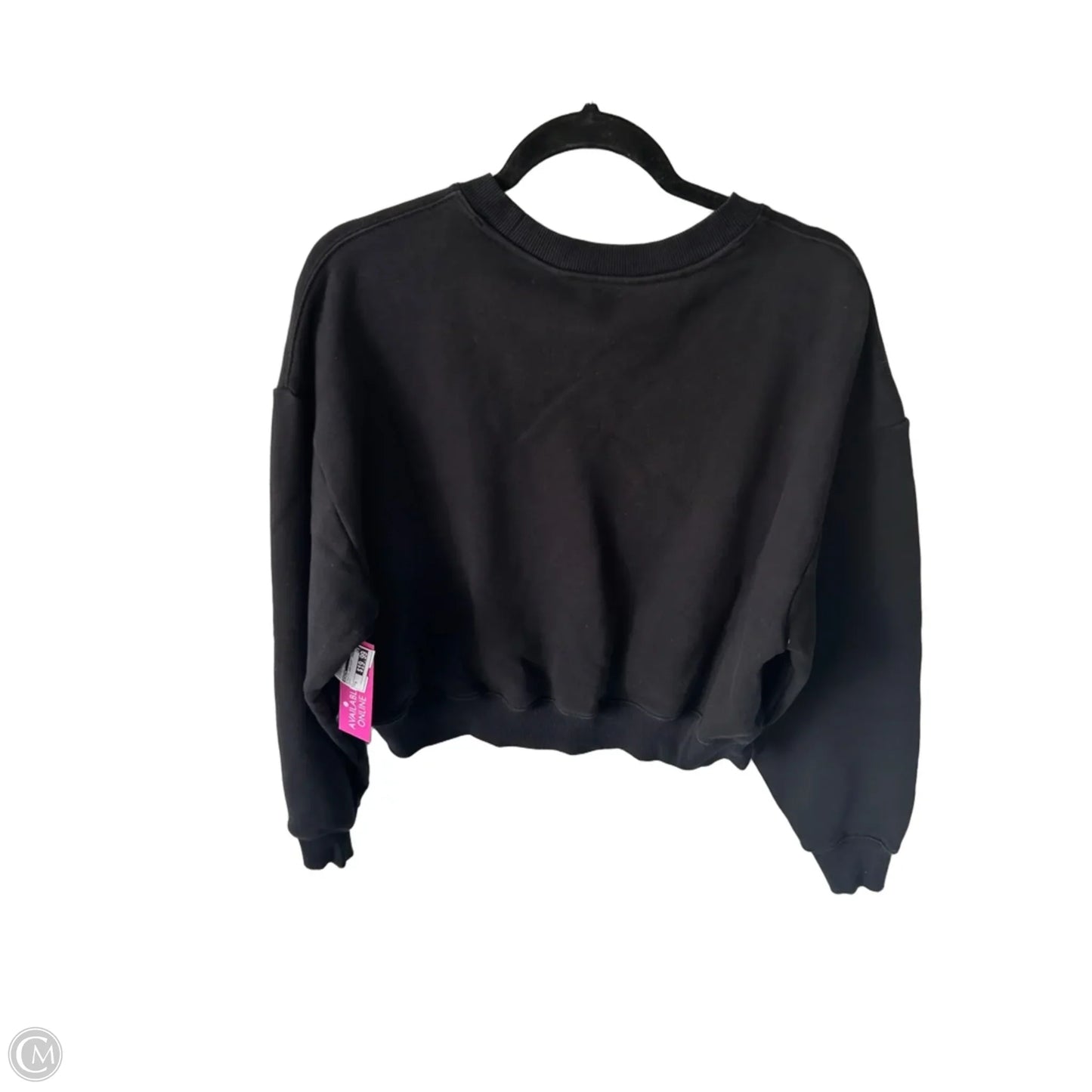 Athletic Sweatshirt Crewneck By Athleta In Black, Size: M