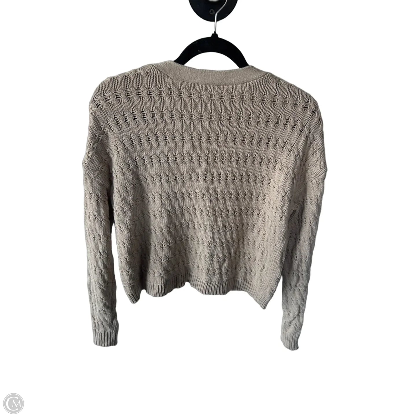 Sweater Cardigan By Cyrus In Tan, Size: S