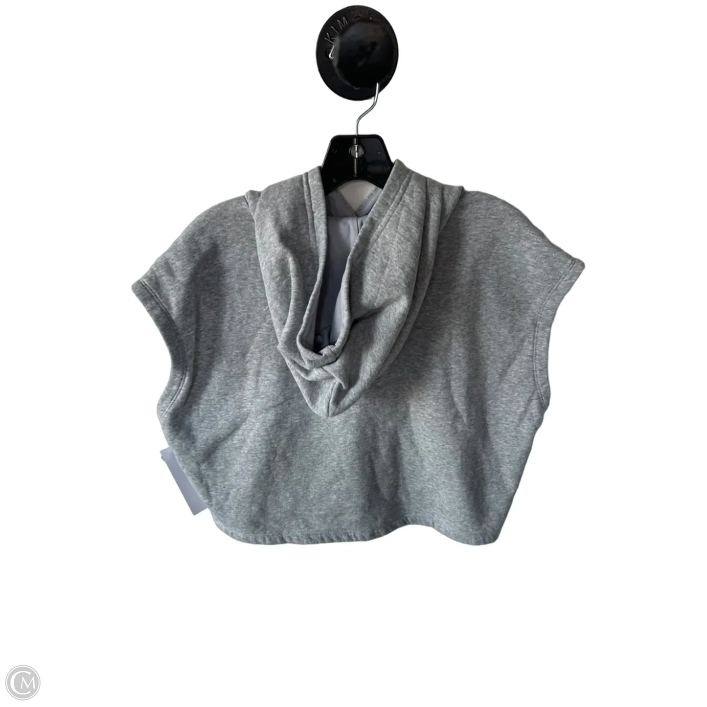 Sweatshirt Hoodie By Under Armour In Grey, Size: M