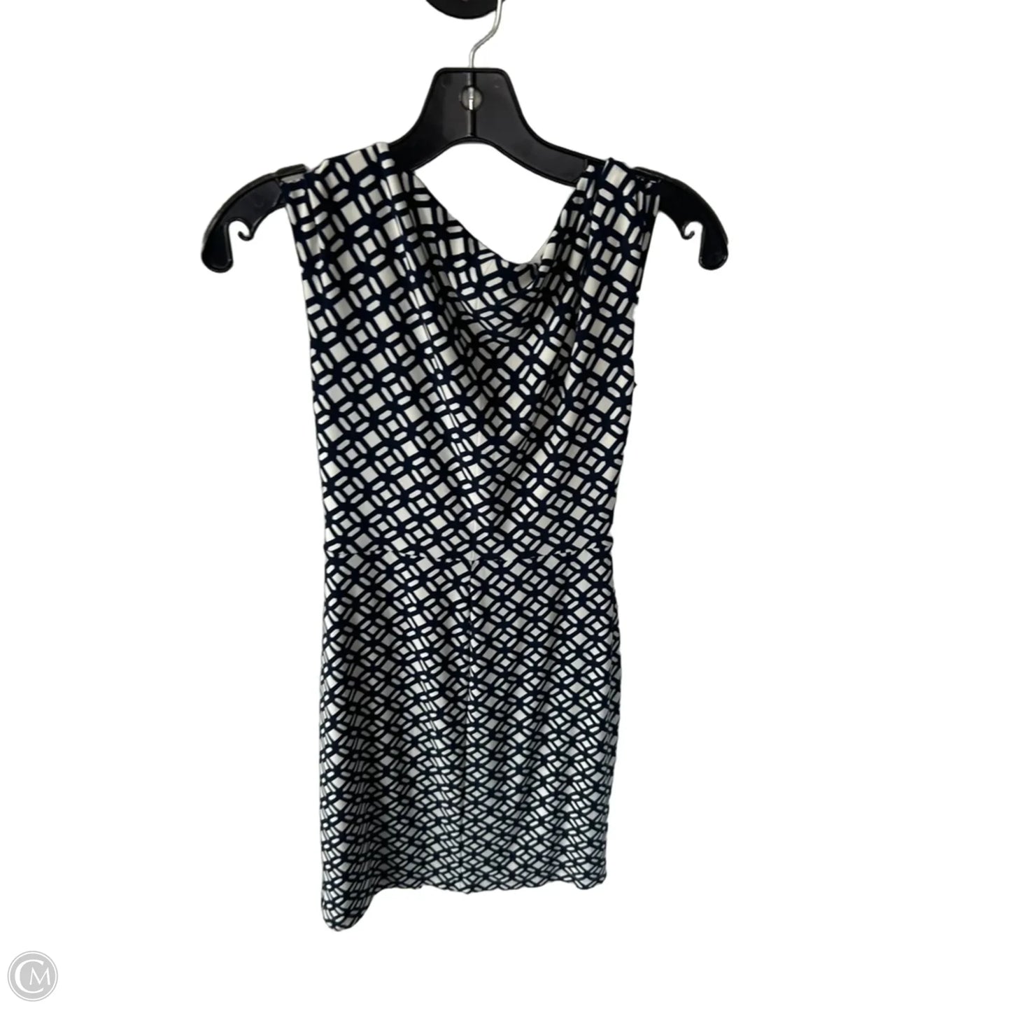 Dress Work By Lauren By Ralph Lauren In Blue & White, Size: Sp