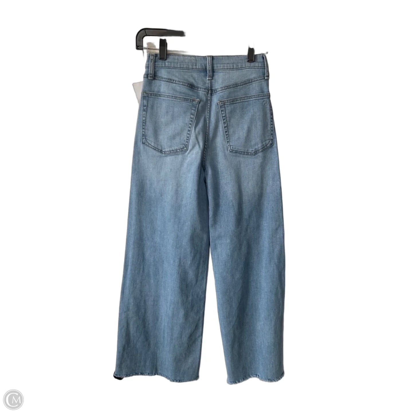 Jeans Flared By Rag And Bone In Blue Denim, Size: 2
