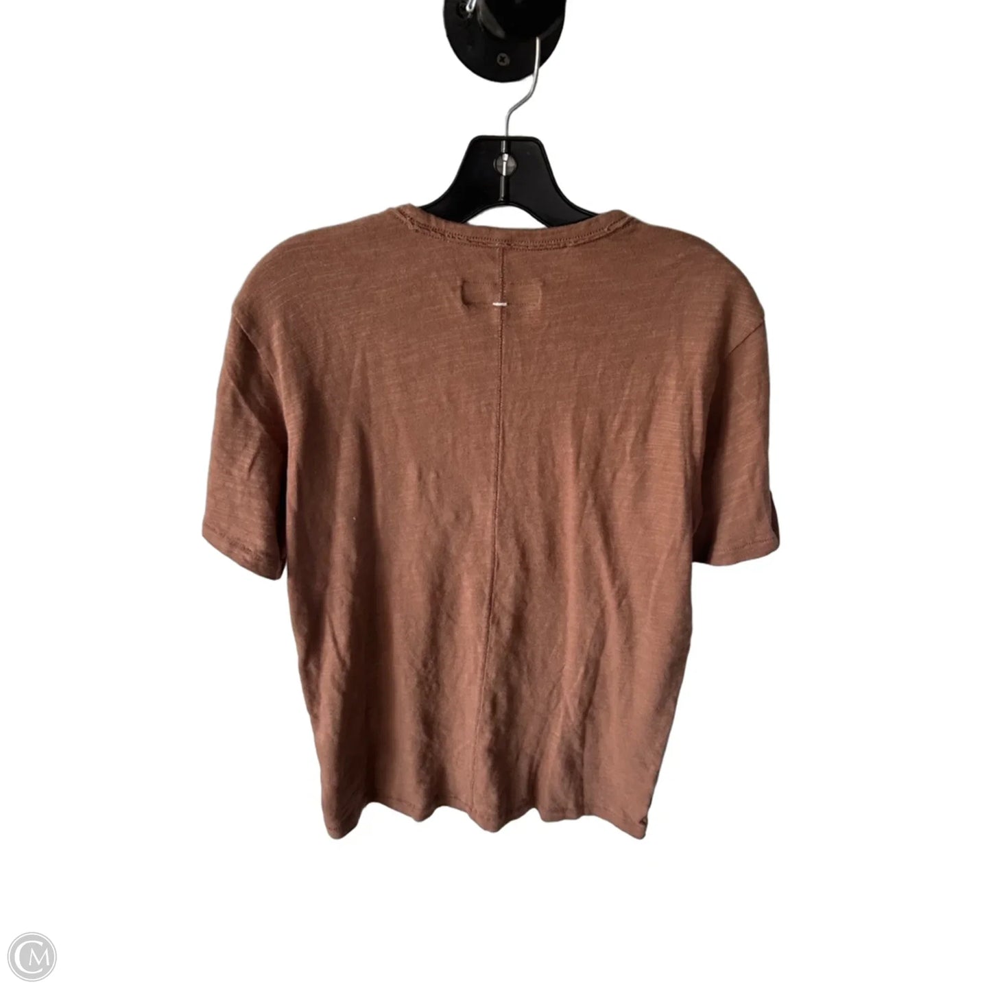 Top Short Sleeve Basic By Rag And Bone In Brown, Size: M