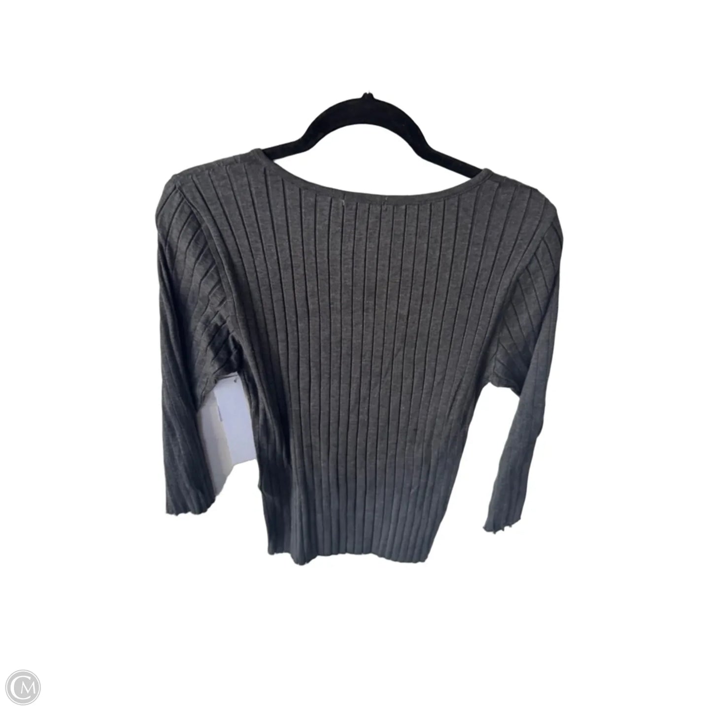 Top 3/4 Sleeve By Rag And Bone In Grey, Size: M