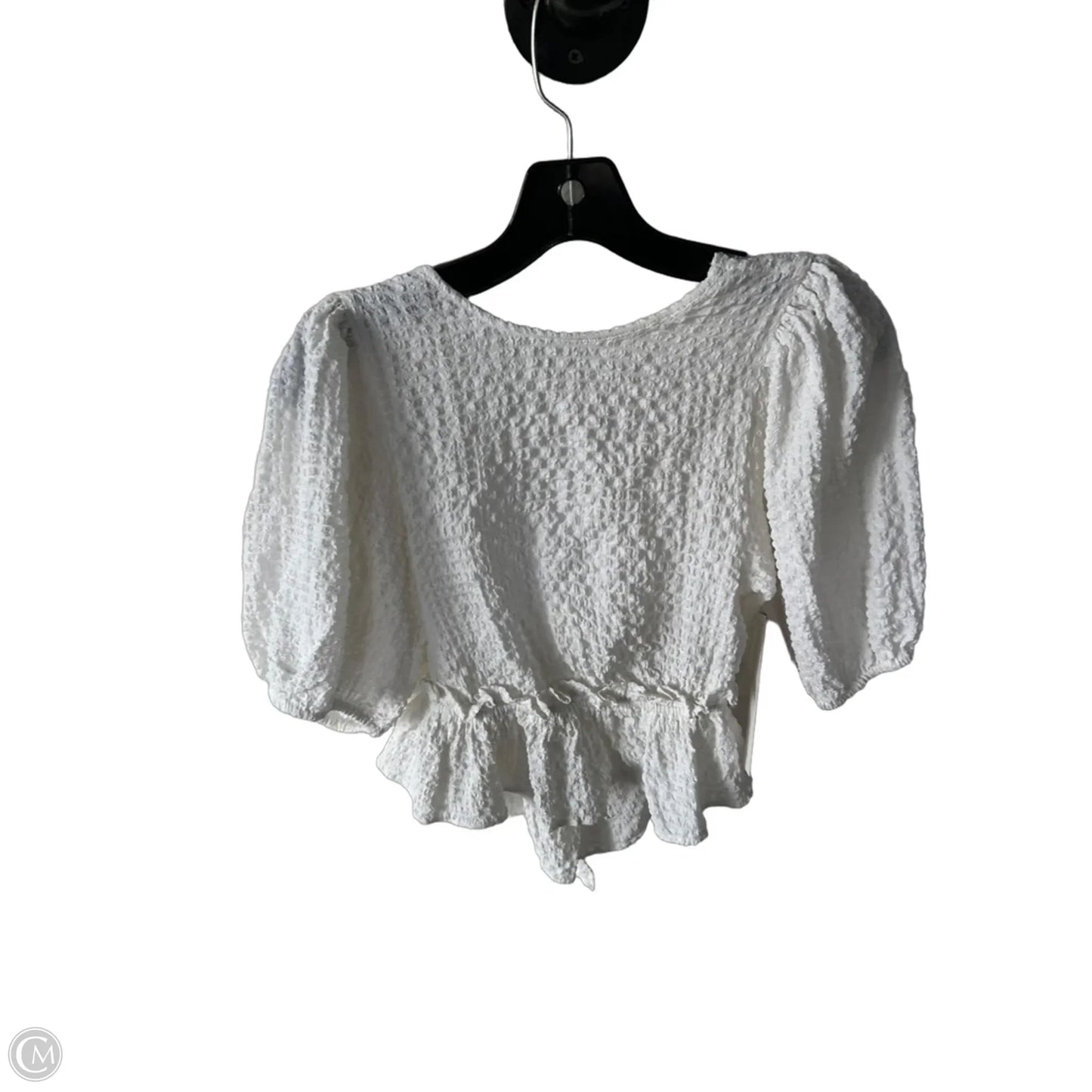Top Short Sleeve By Free People In White, Size: M