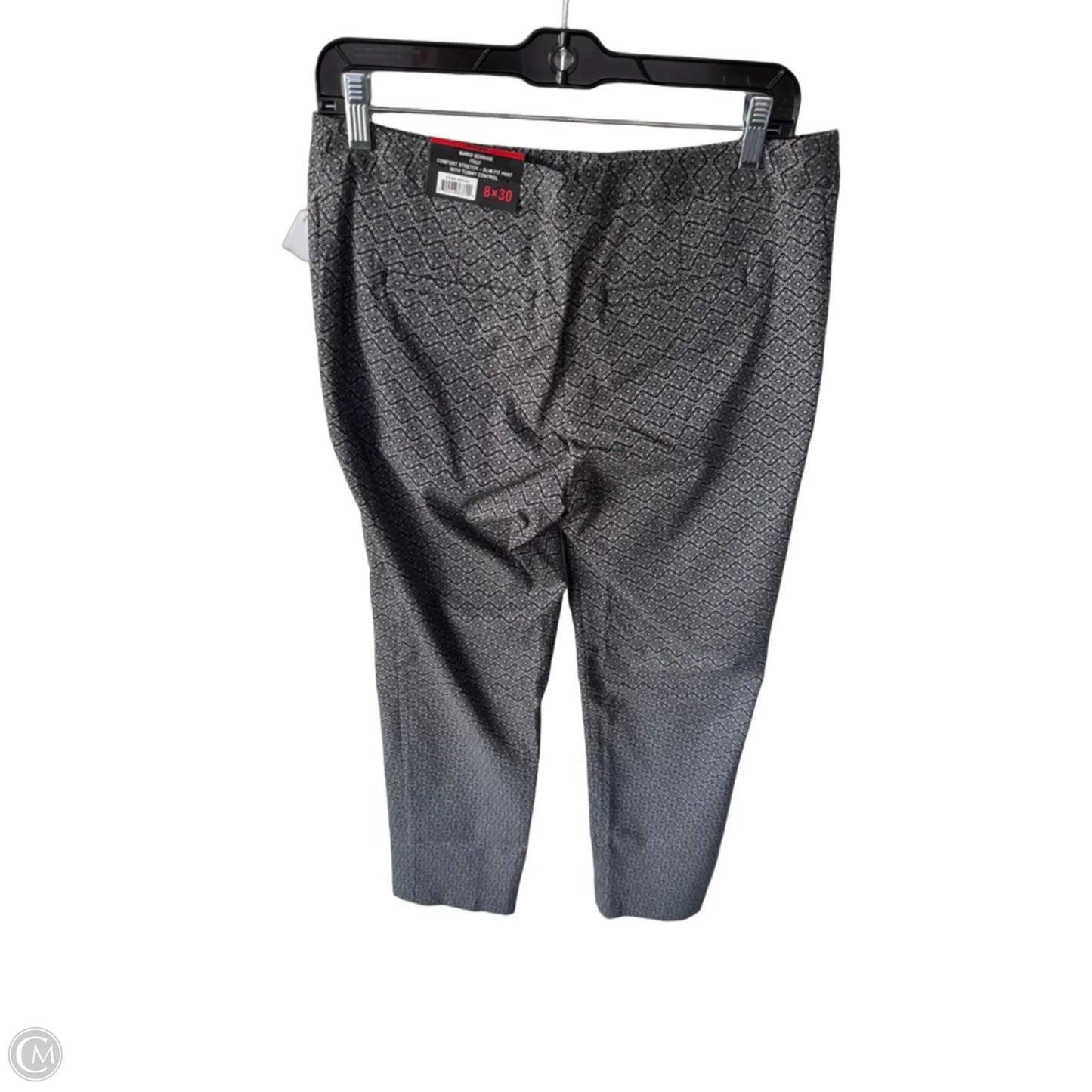 Pants Other By Mario Serrani In Black & Grey, Size: 8