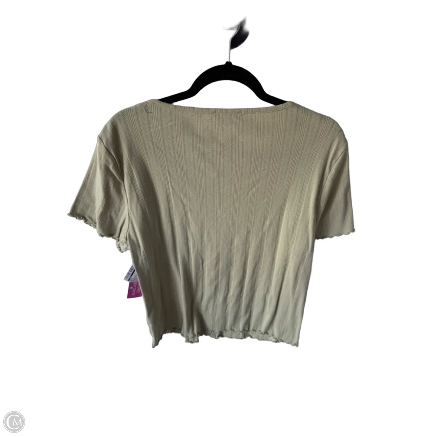 Top Short Sleeve By J. Crew In Green, Size: Xl