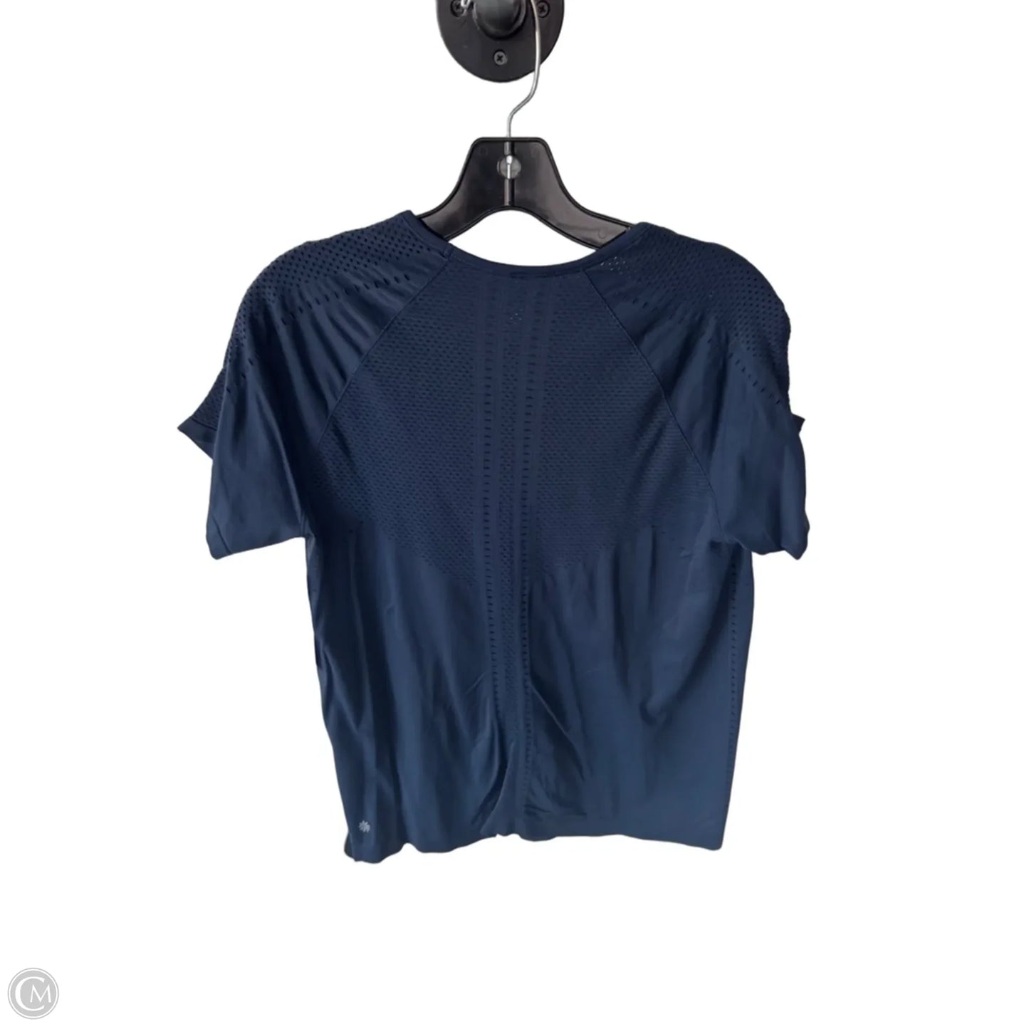 Athletic Top Short Sleeve By Athleta In Blue, Size: L