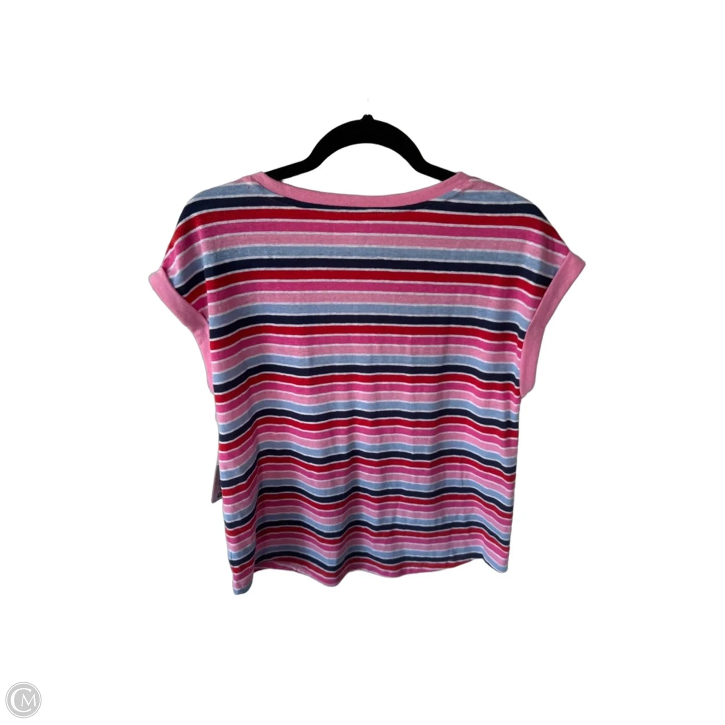 Top Sleeveless By Talbots In Pink & Red, Size: Mp
