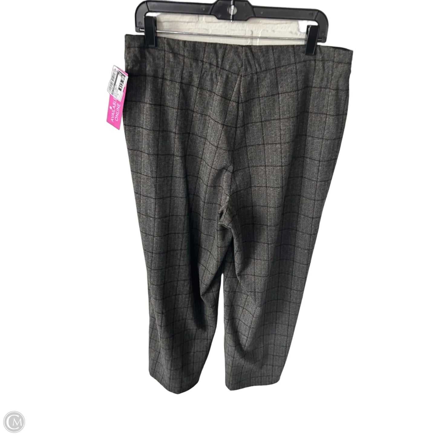 Pants Wide Leg By Max Studio In Black & Brown, Size: 16