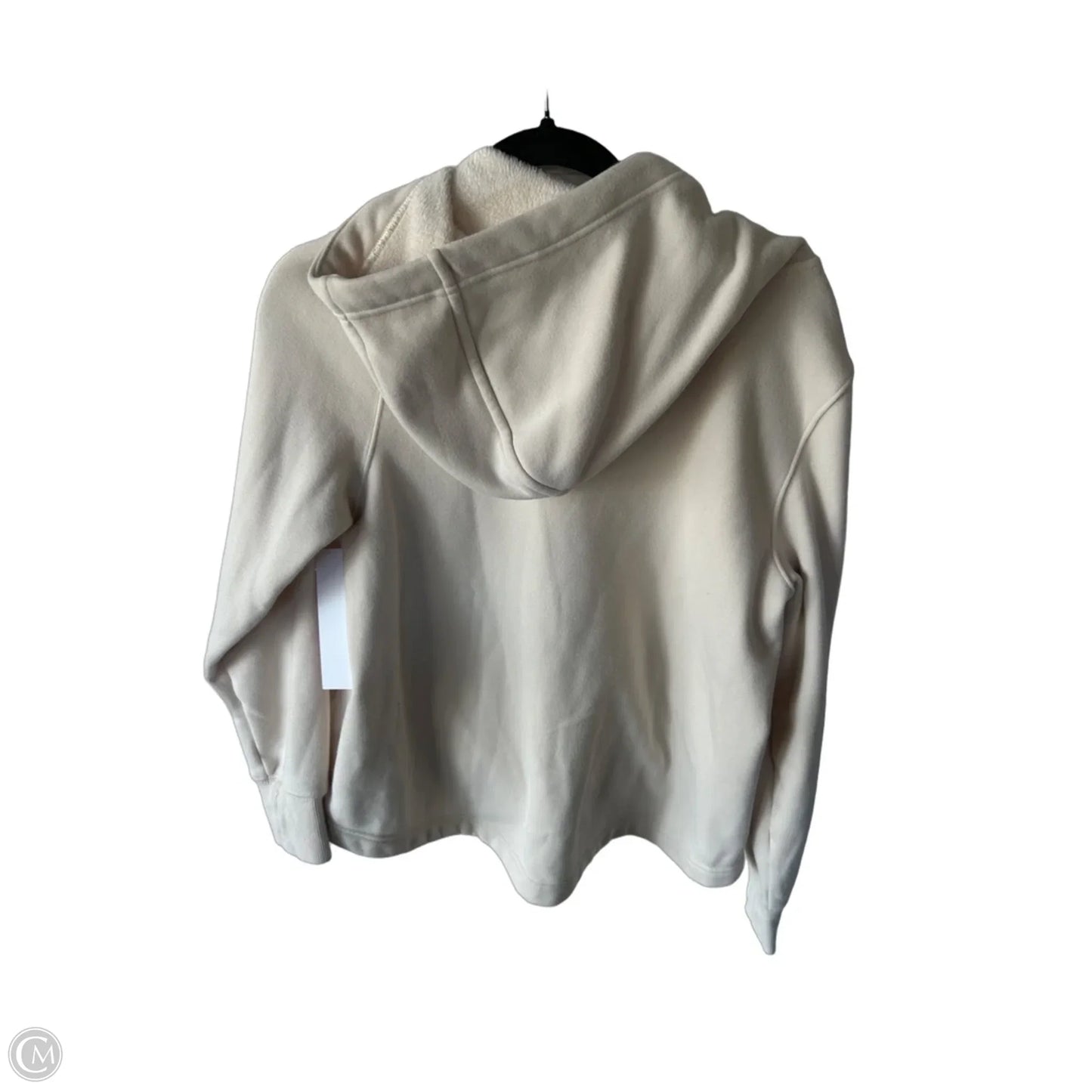 Athletic Sweatshirt Hoodie By Athleta In Cream, Size: S