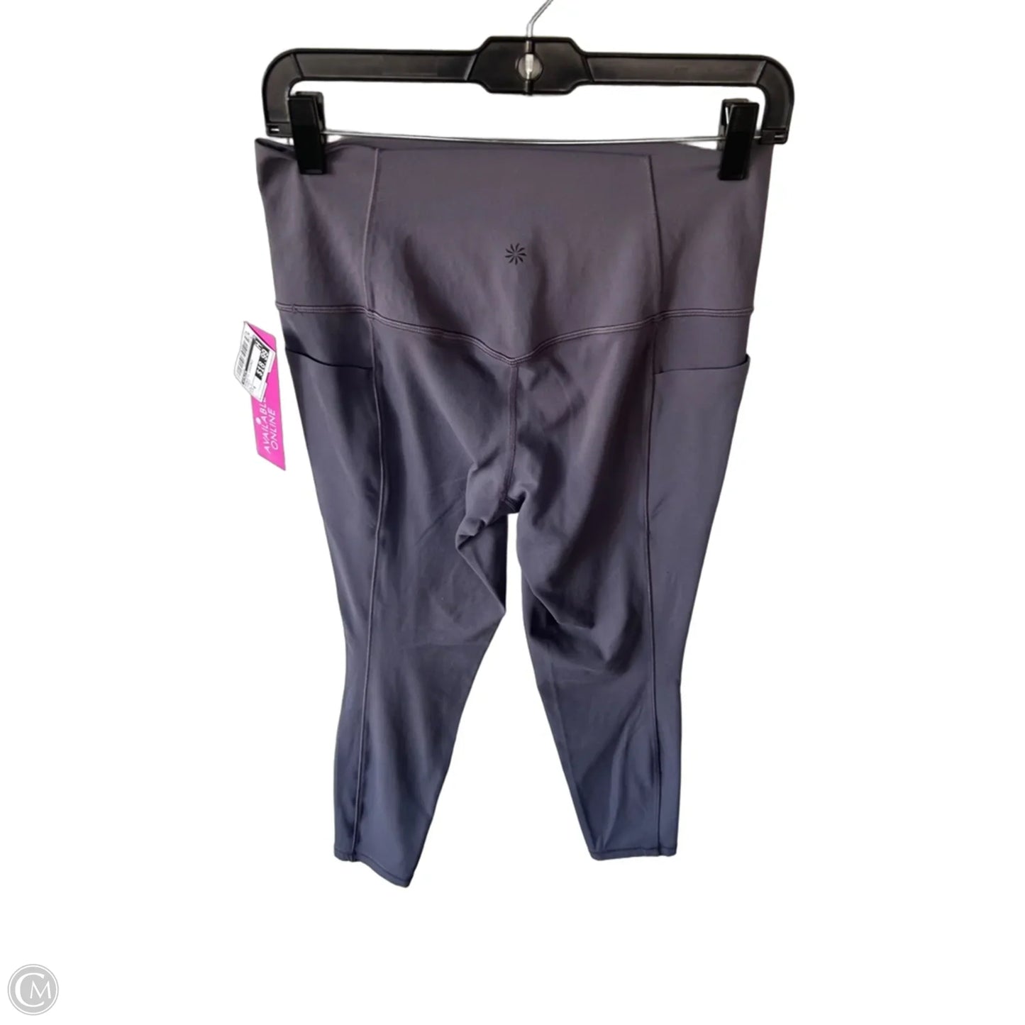 Athletic Leggings By Athleta In Purple, Size: 8