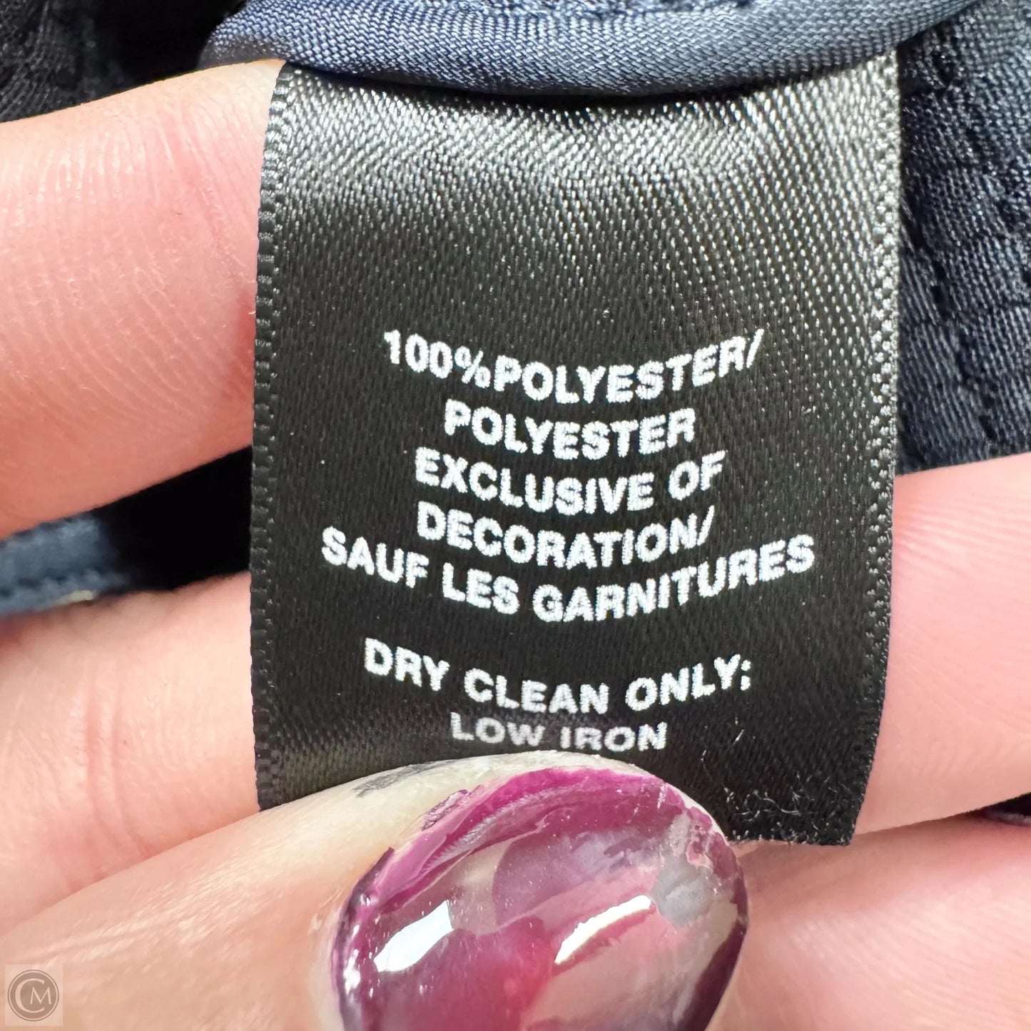 Blazer Designer By Lafayette 148 In Navy, Size: 1x