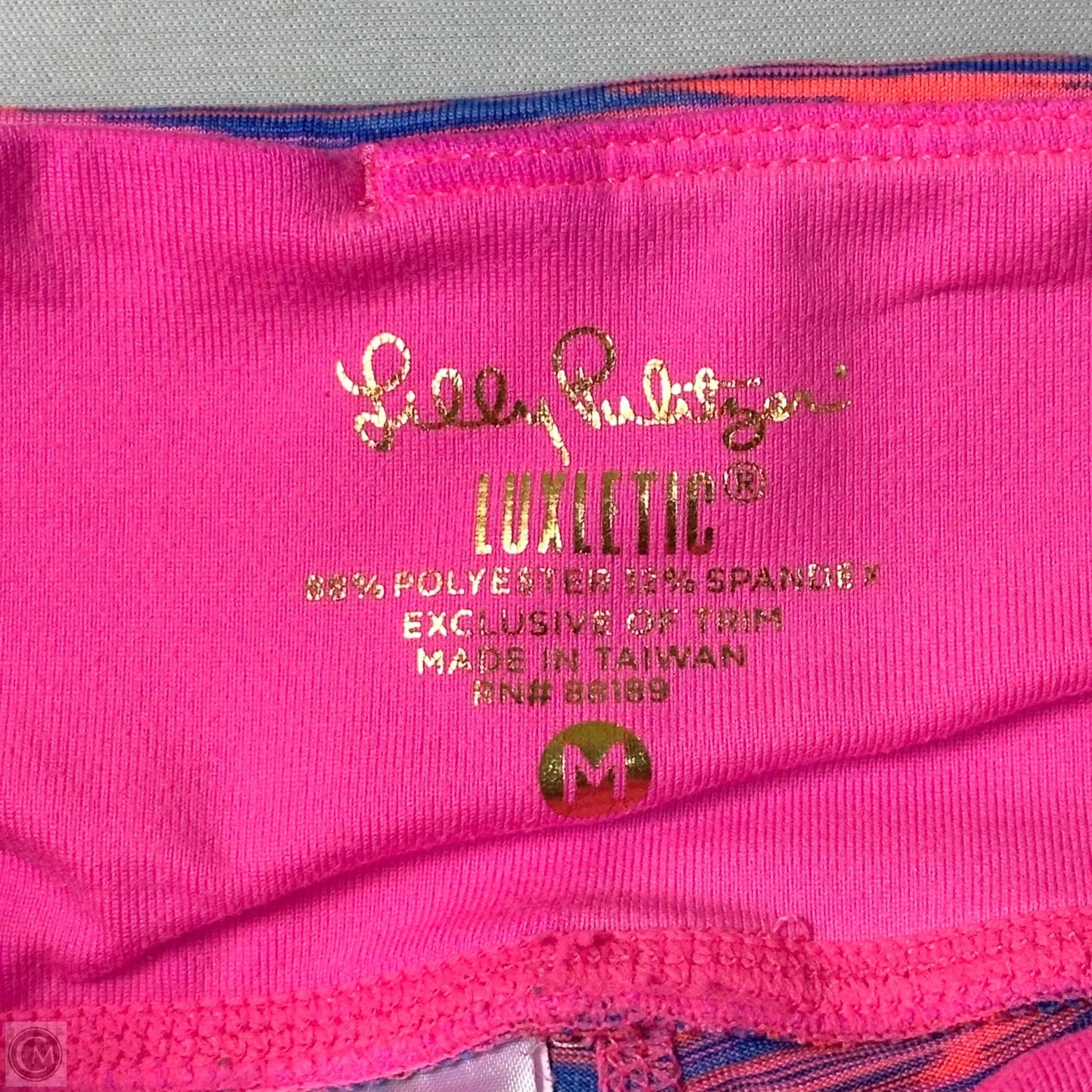 Pants Designer By Lilly Pulitzer In Blue & Pink, Size: M