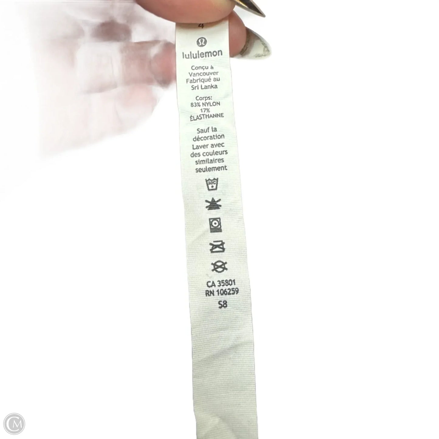 Athletic Leggings By Lululemon In Green, Size: S