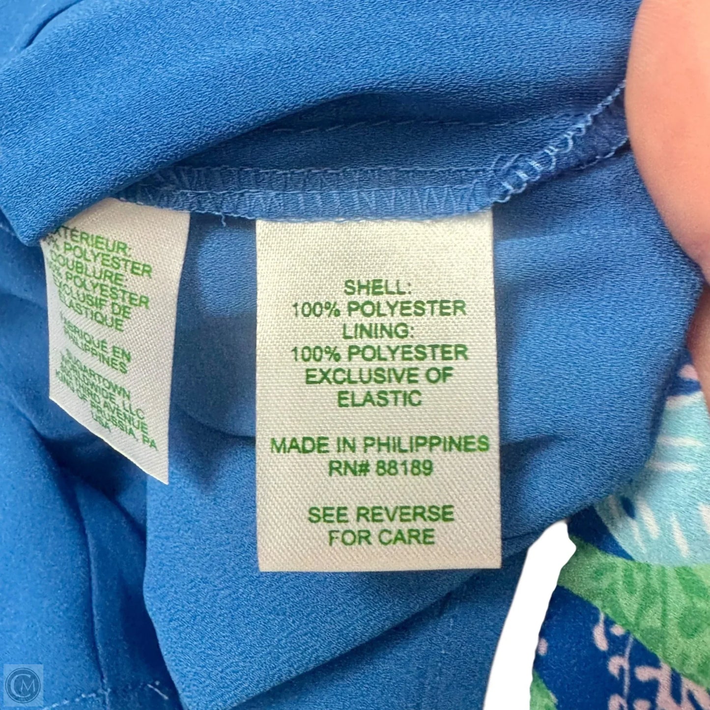 Romper Designer By Lilly Pulitzer In Blue, Size: M