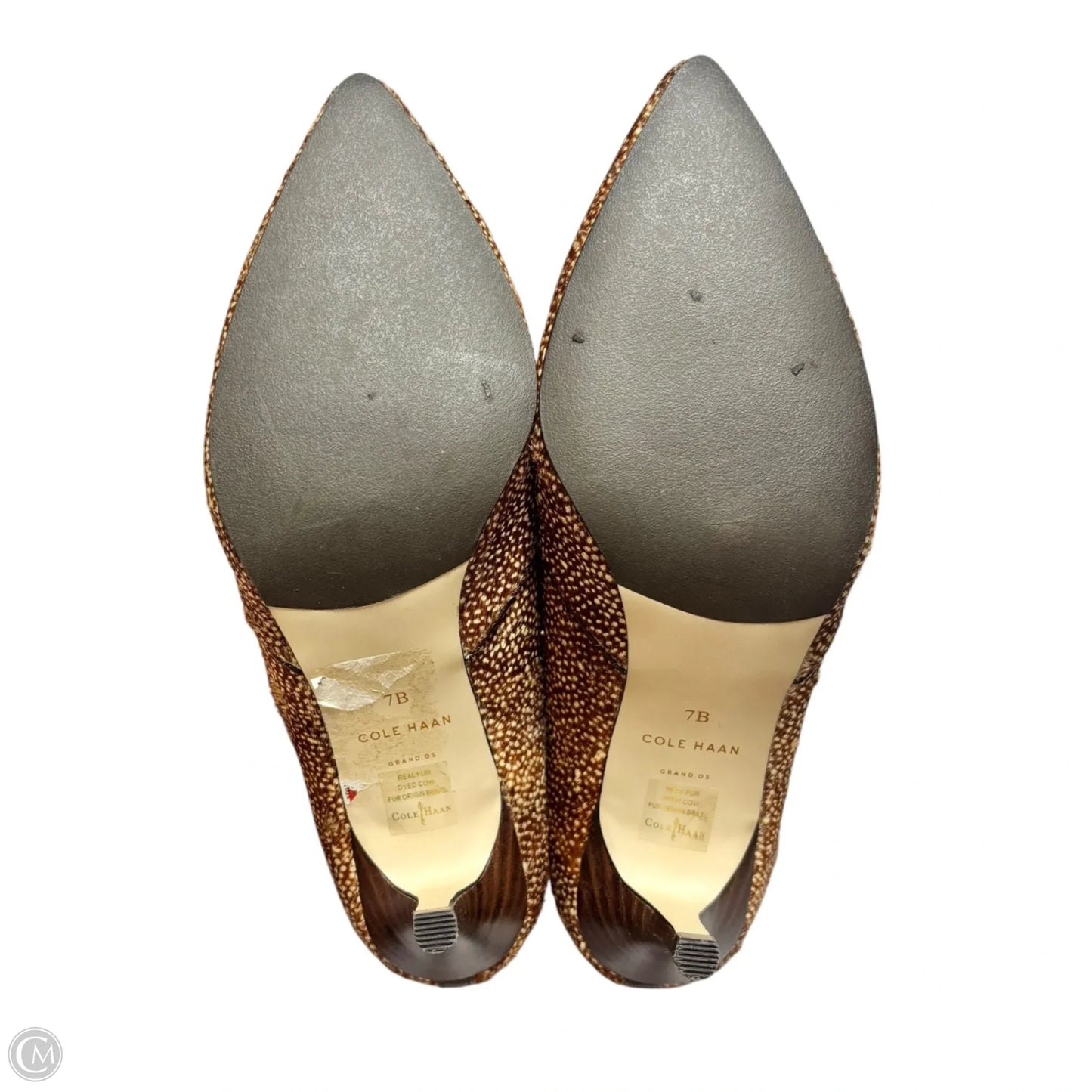 Shoes Heels Stiletto By Cole-haan In Brown, Size: 7