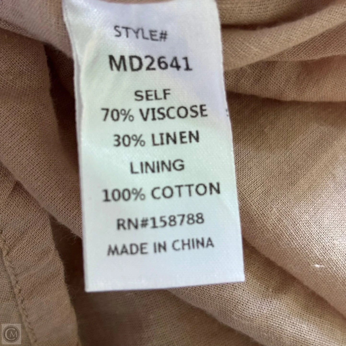 Dress Casual Short By Mable In Tan, Size: S