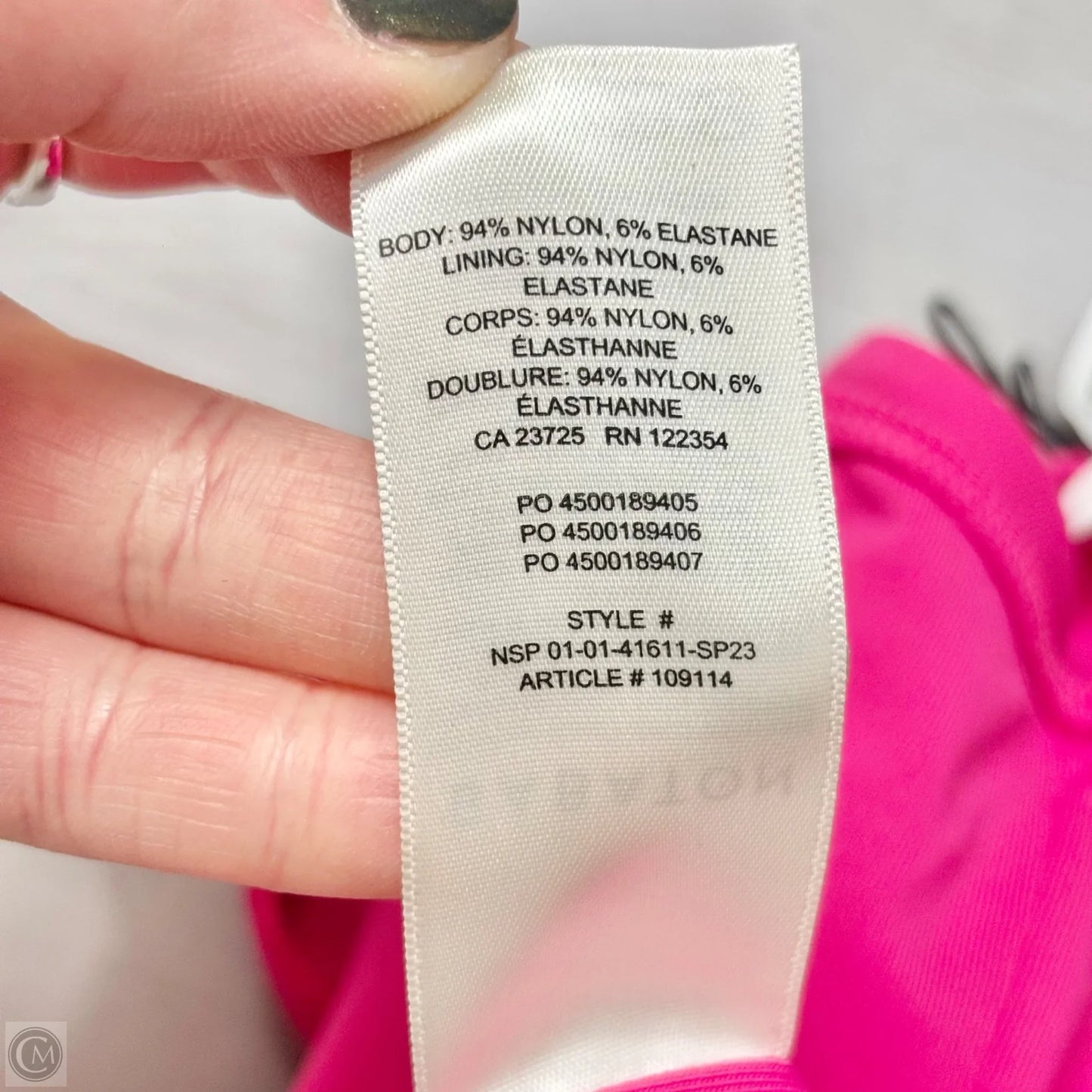 Bodysuit By Babaton In Pink, Size: M