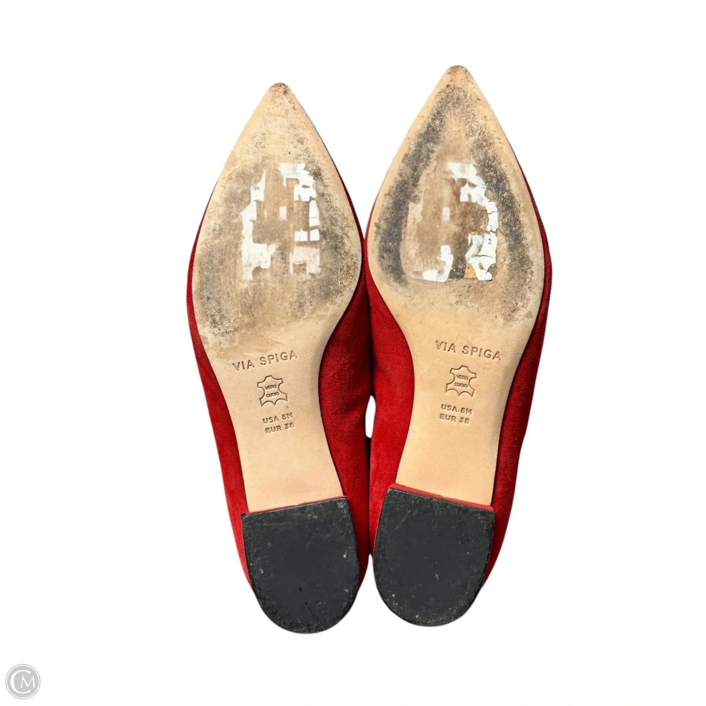 Shoes Heels Kitten By Via Spiga In Red, Size: 8