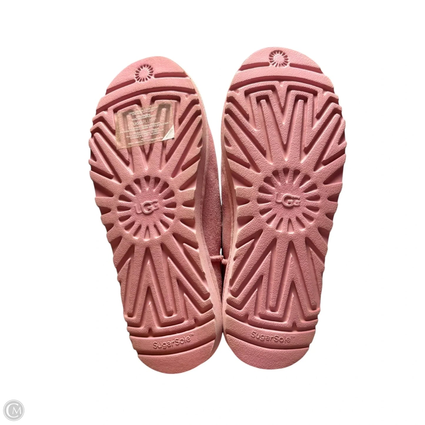 Boots Designer By Ugg In Pink, Size: 8