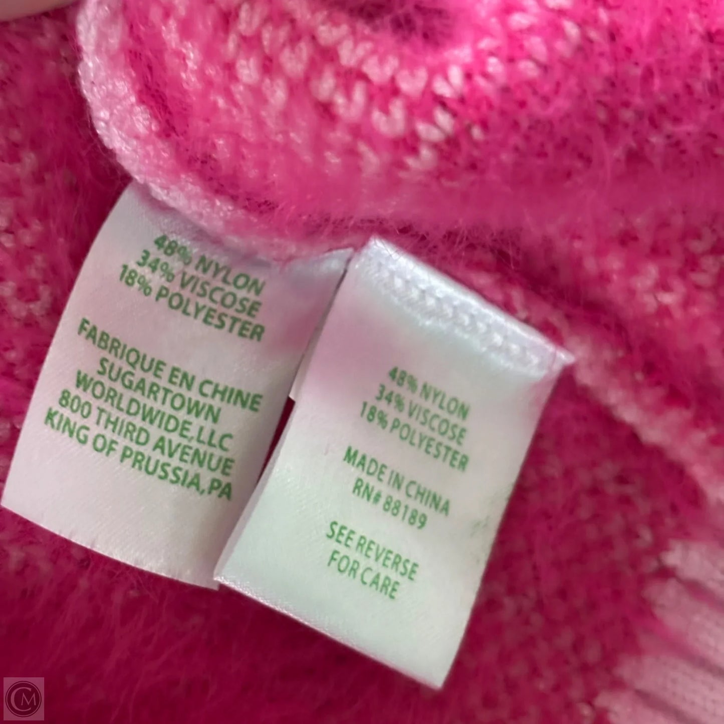 Sweater Cardigan Designer By Lilly Pulitzer In Pink, Size: L