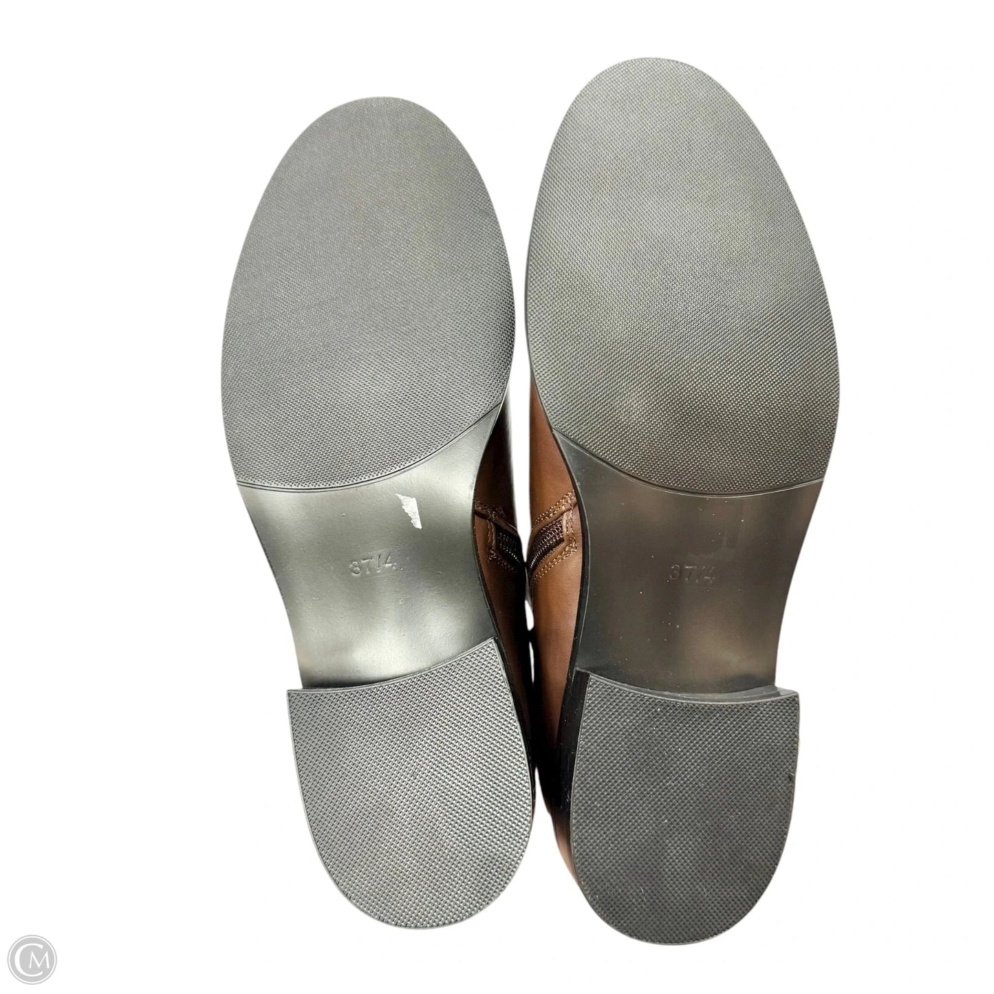 Boots Ankle Flats By London Rebel In Brown, Size: 6.5