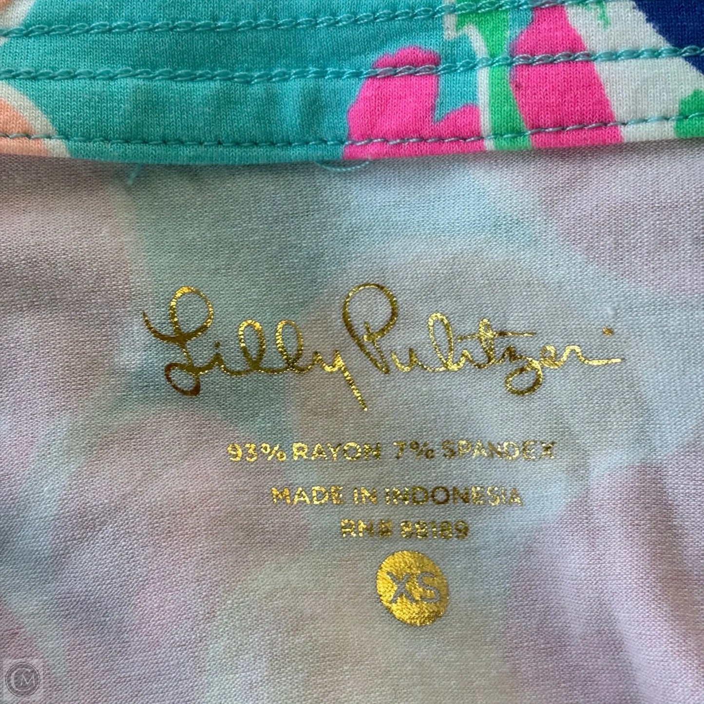 Dress Designer By Lilly Pulitzer In Blue & Pink, Size: Xs