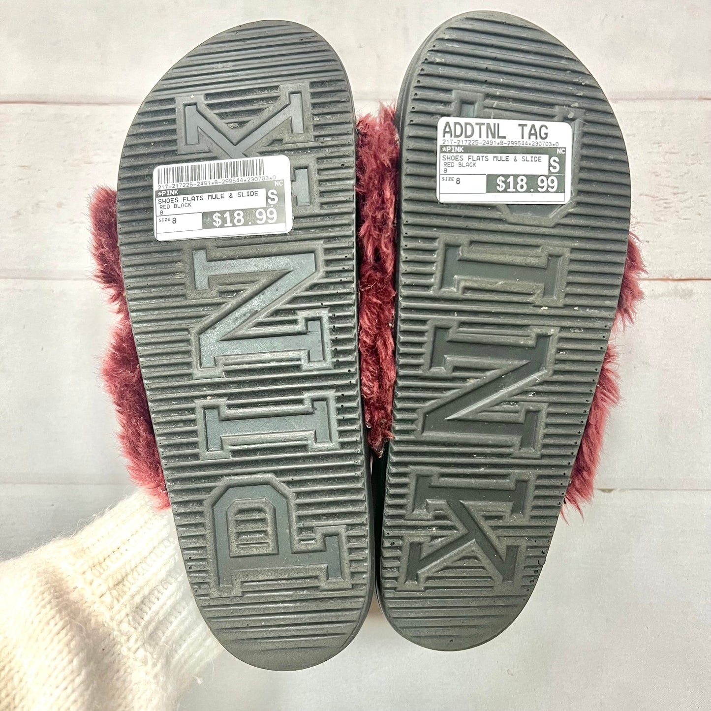 Shoes Flats Mule & Slide By Pink Size: 8