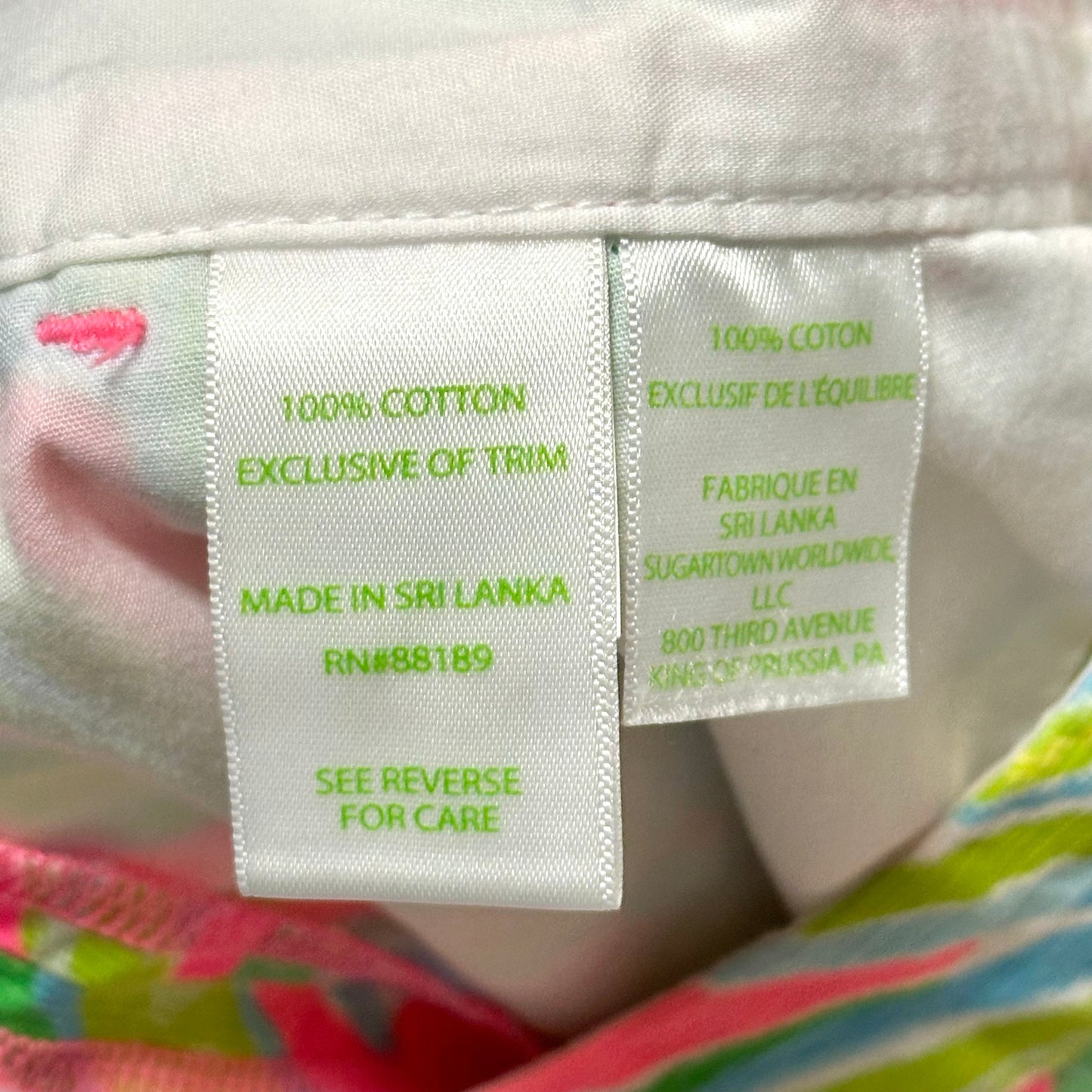 Shorts Designer By Lilly Pulitzer In Green & Pink, Size: 4