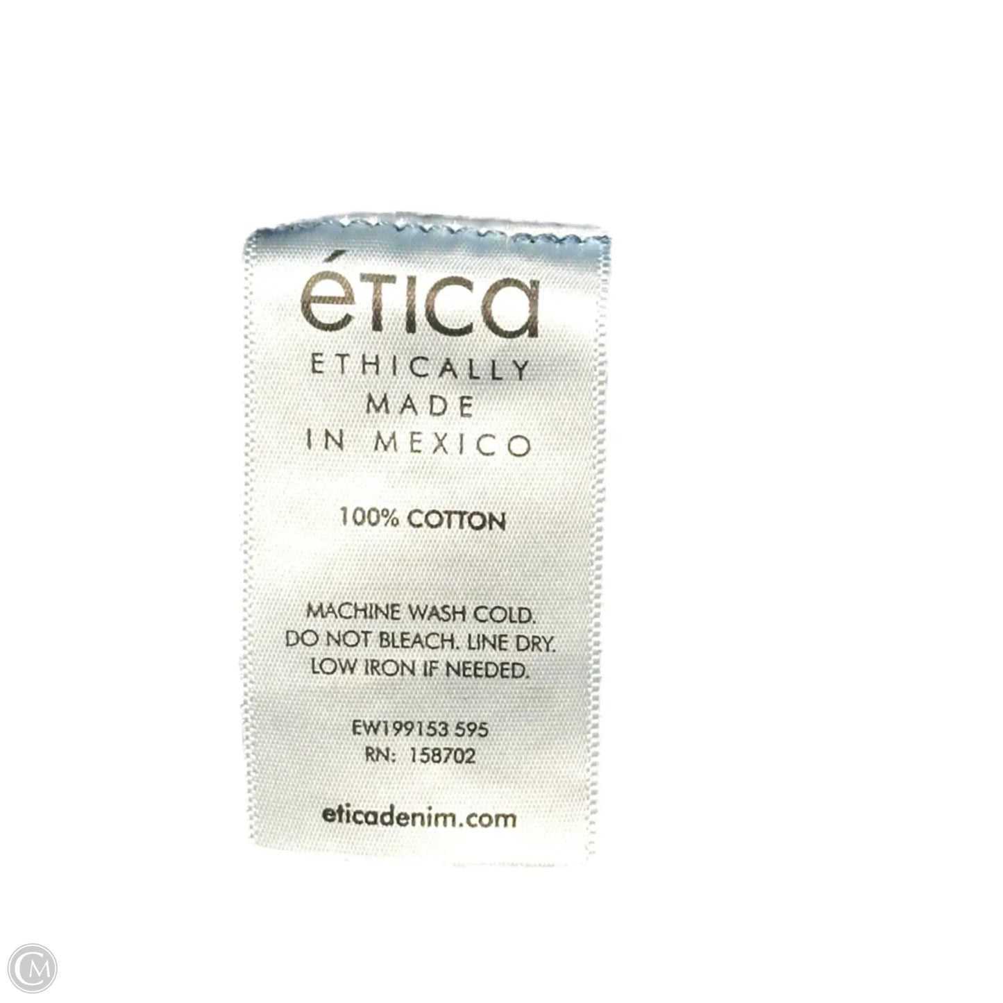 Jumpsuit By Etica In Blue Denim, Size: M