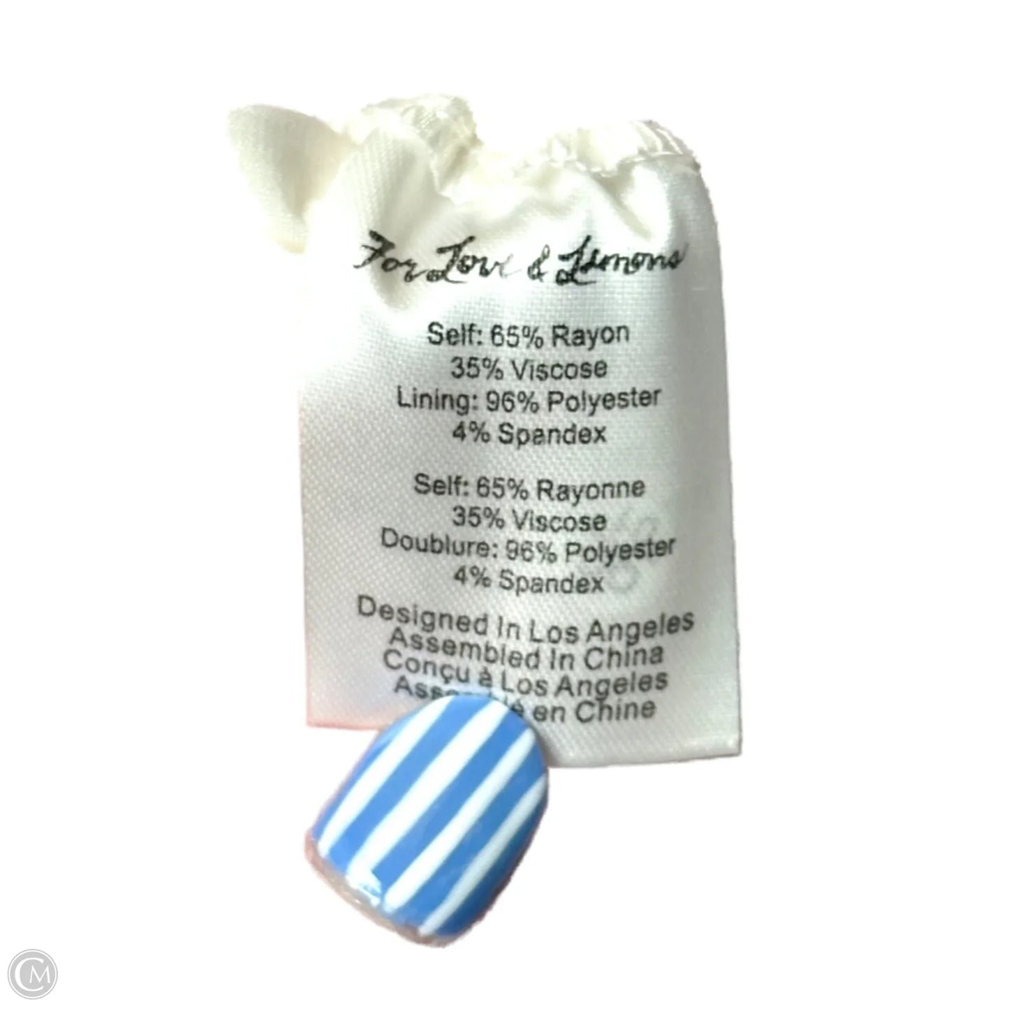 Dress Casual Short By For Love & Lemons In Polkadot Pattern, Size: M