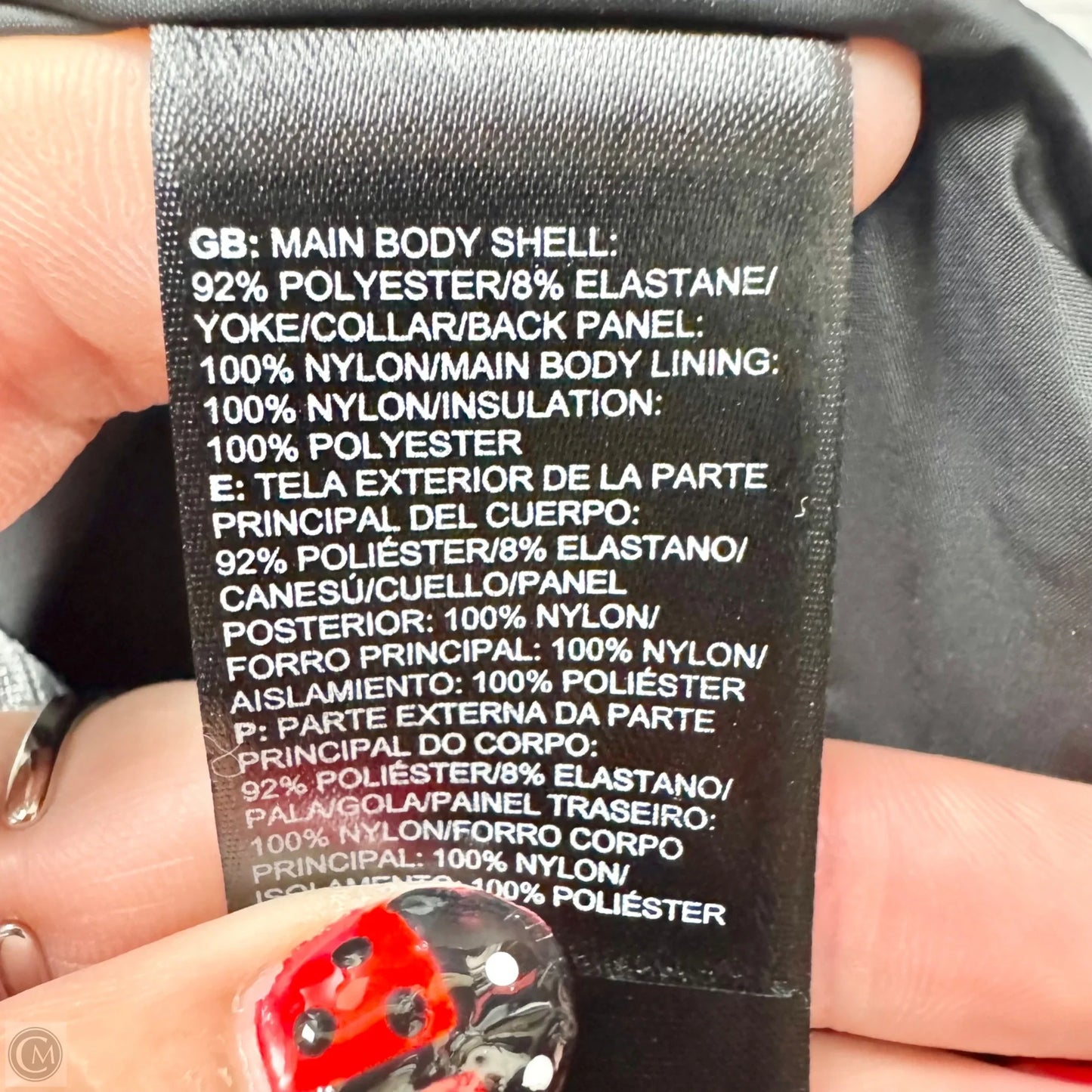 Vest Puffer & Quilted By The North Face In Black & Grey, Size: S