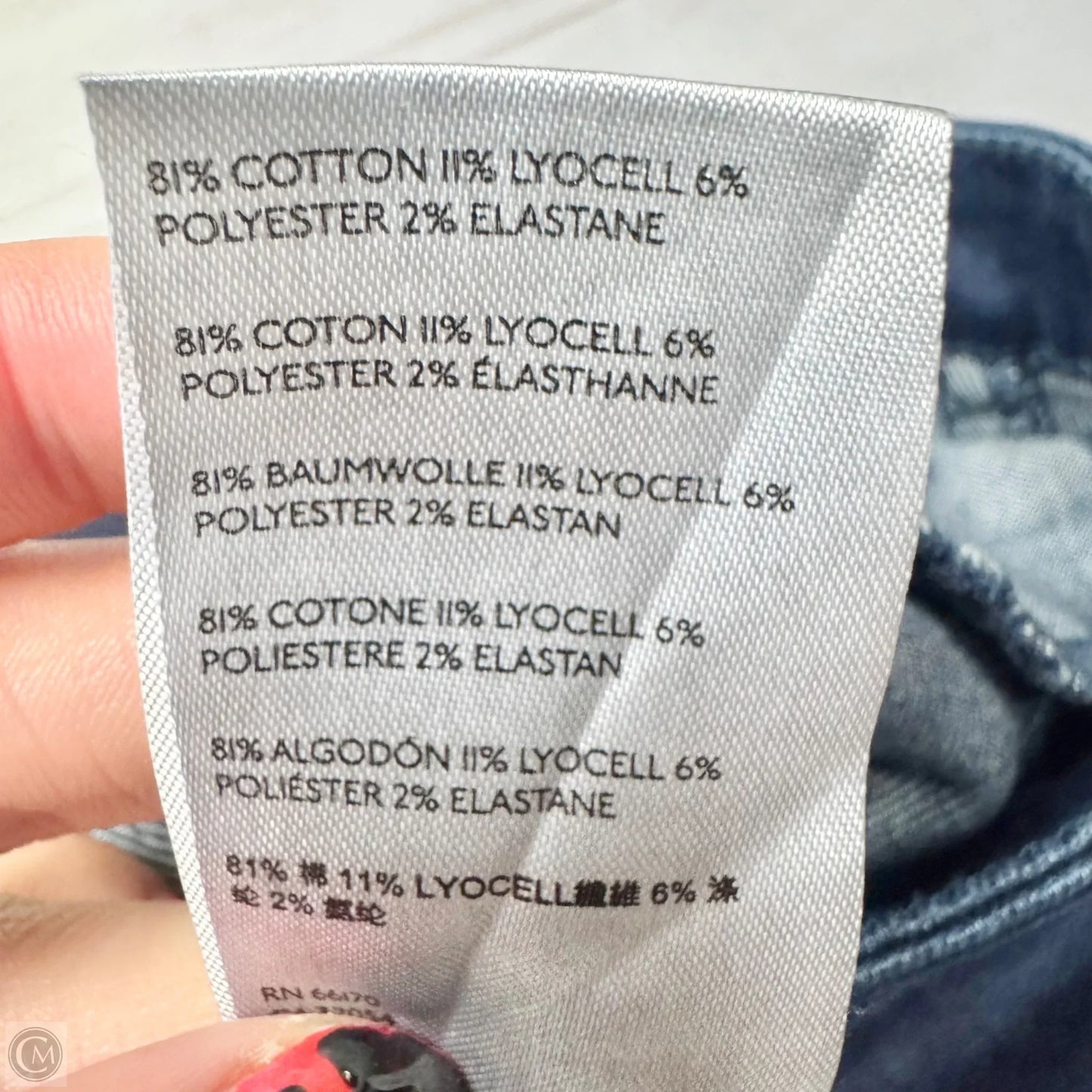 Jeans Skinny By Pilcro In Blue Denim, Size: 10