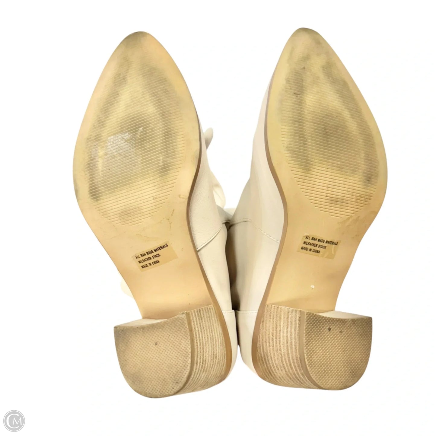 Boots Leather By Dolce Vita In Cream, Size: 9.5