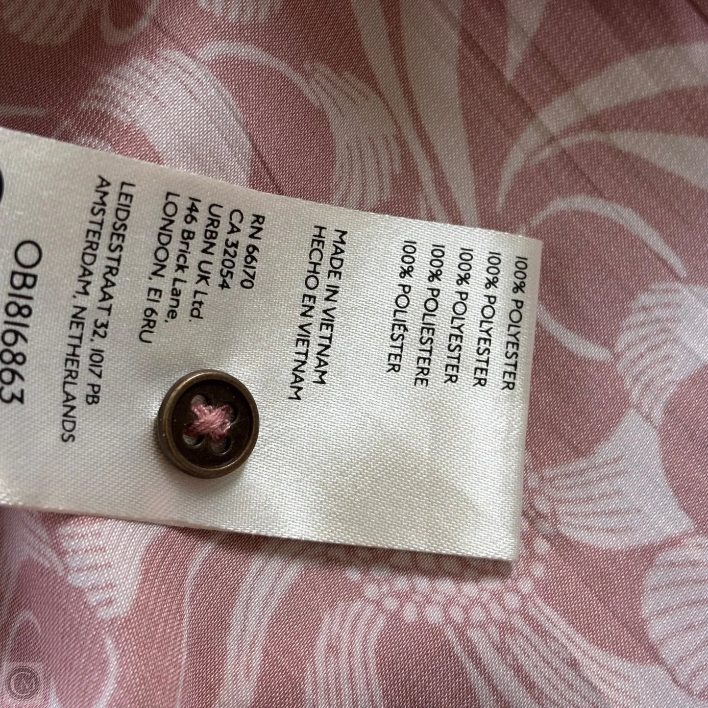 Top Long Sleeve By Anthropologie In Pink, Size: Xs