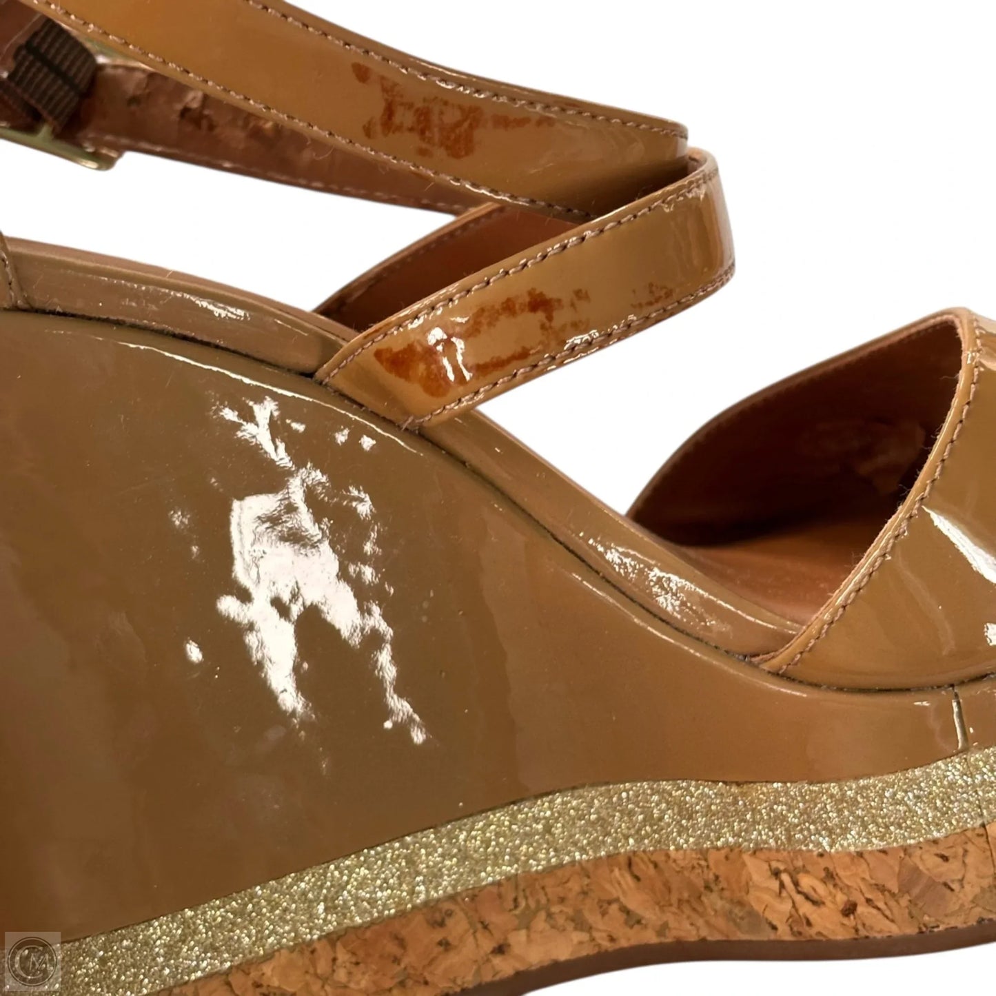 Sandals Heels Wedge By Kurt Geiger London In Brown, Size: 5.5